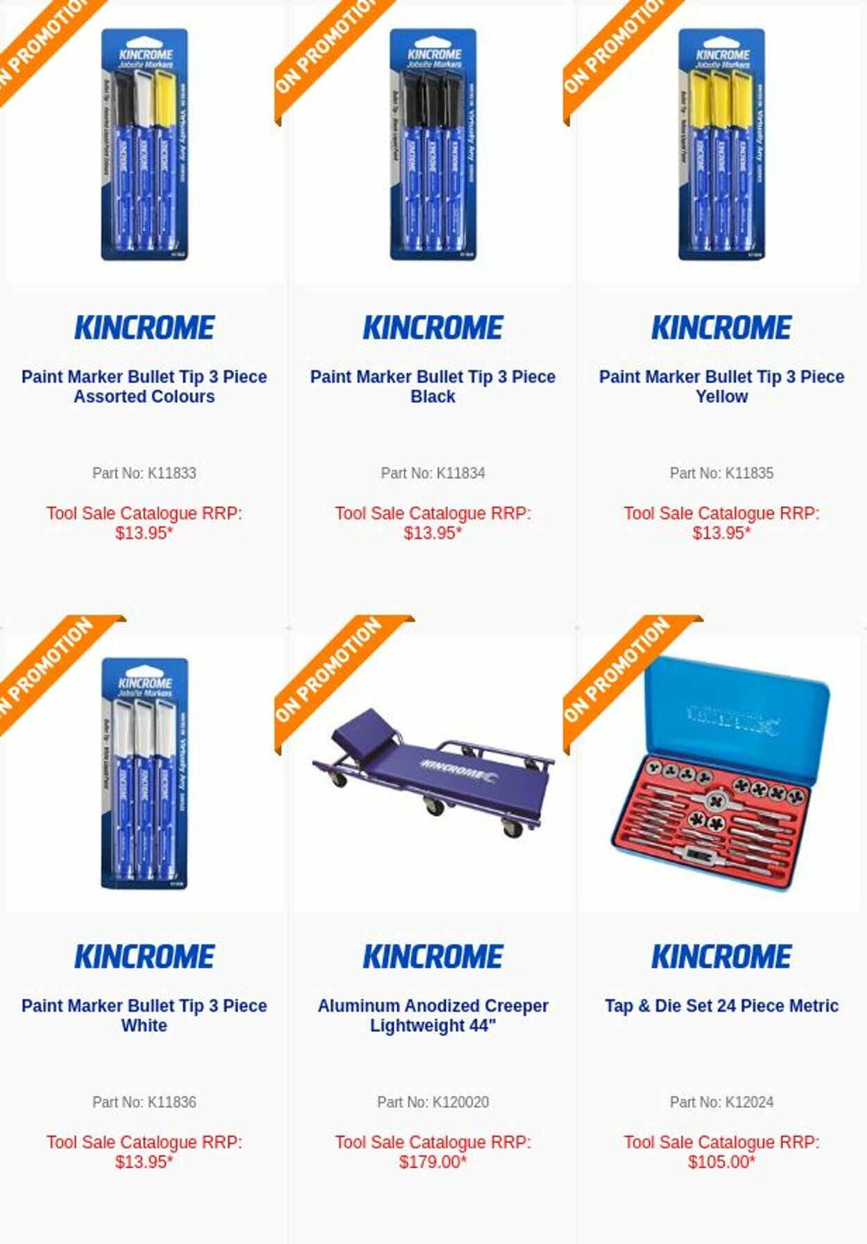 Catalogue Kincrome 10.10.2022 - 12.10.2022