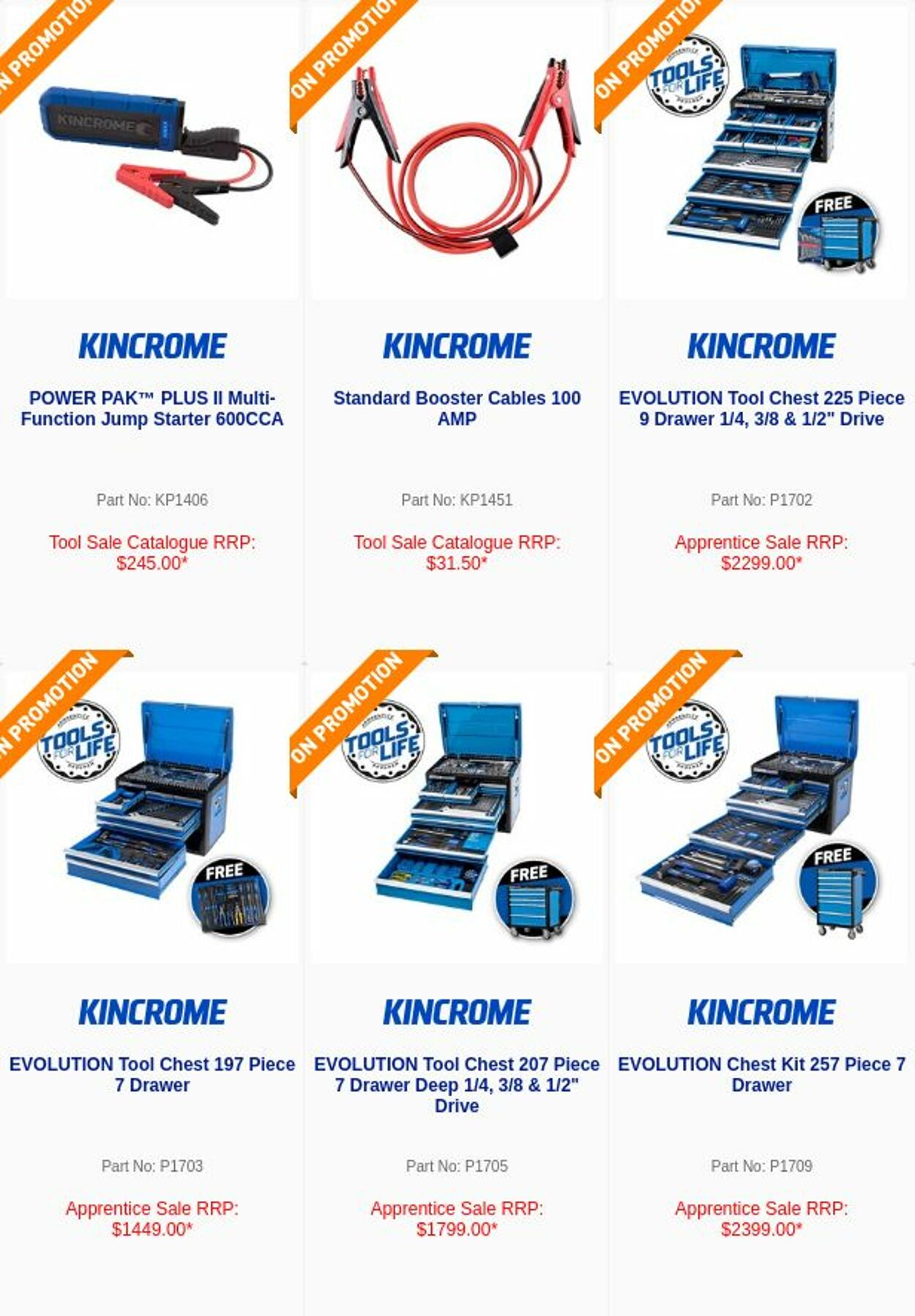 Catalogue Kincrome 20.10.2022 - 31.10.2022