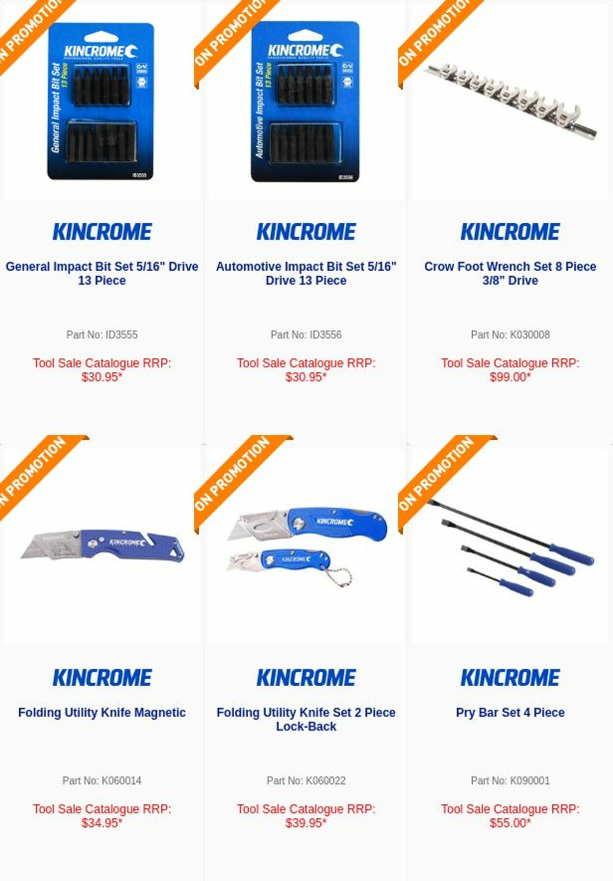 Catalogue Kincrome 20.01.2023 - 30.01.2023