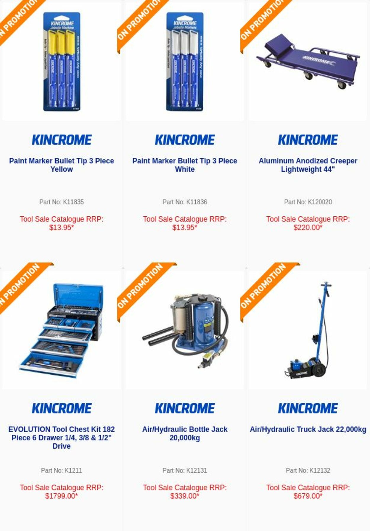 Catalogue Kincrome 20.01.2023 - 30.01.2023