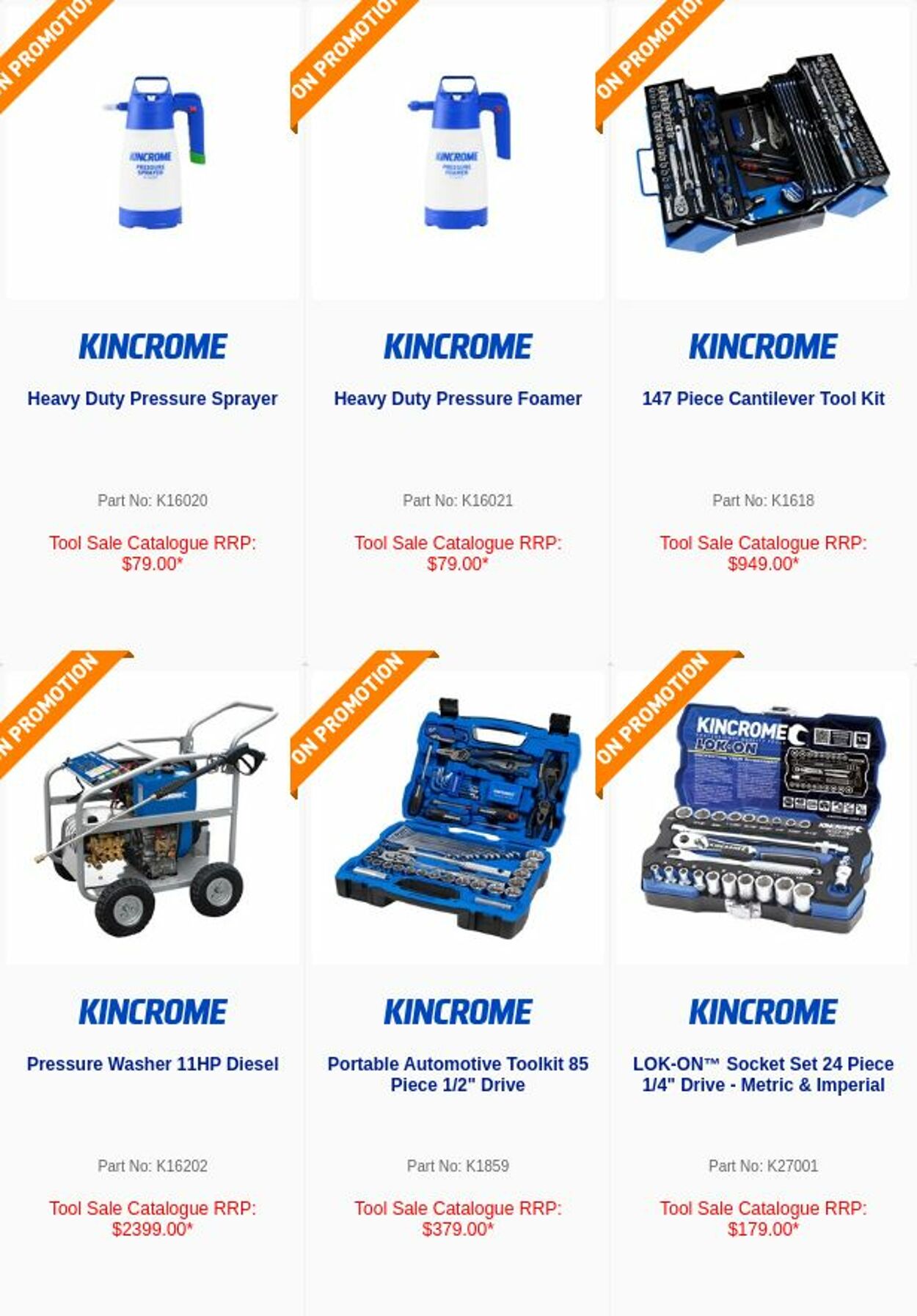 Catalogue Kincrome 20.01.2023 - 30.01.2023