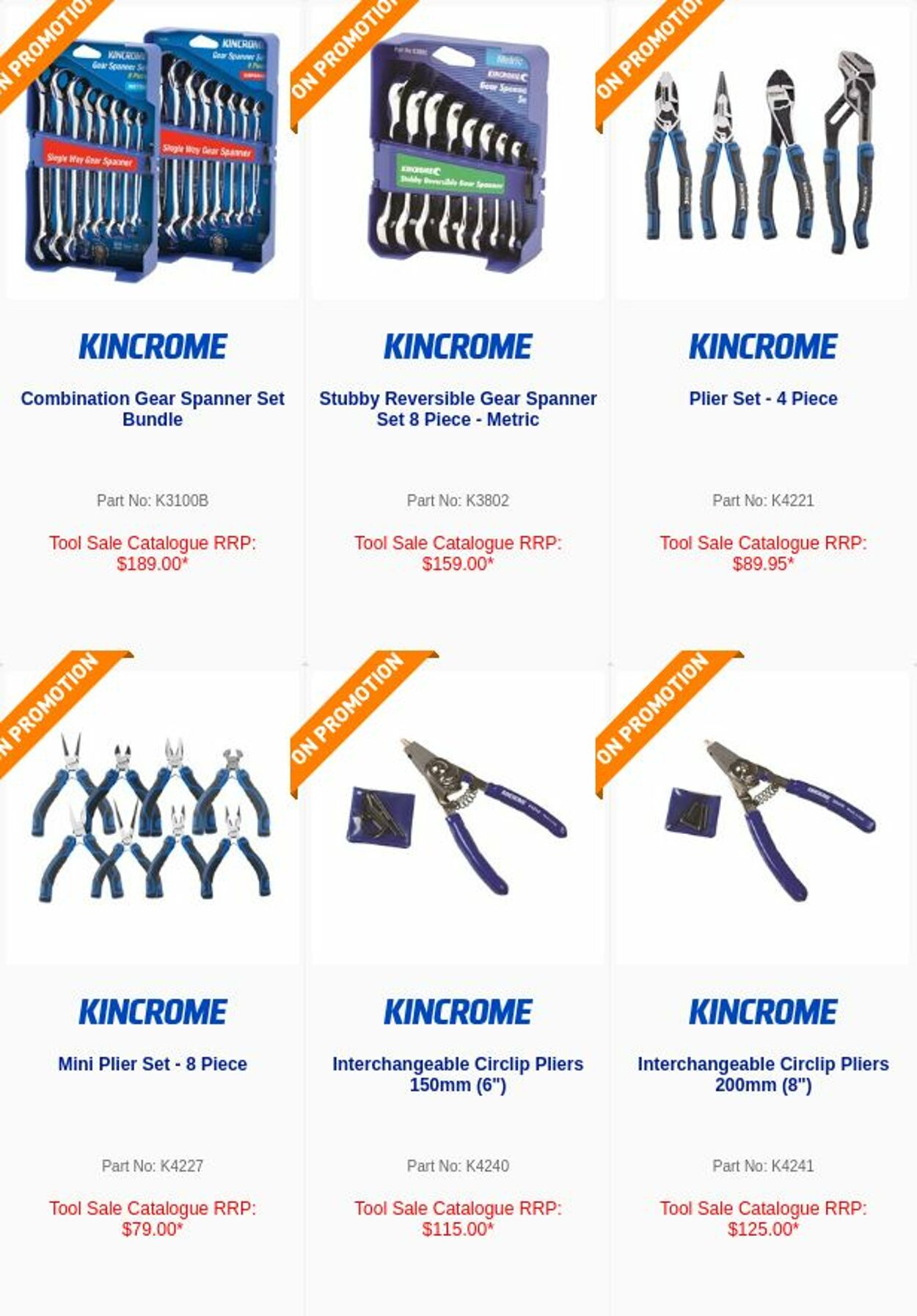 Catalogue Kincrome 20.01.2023 - 30.01.2023