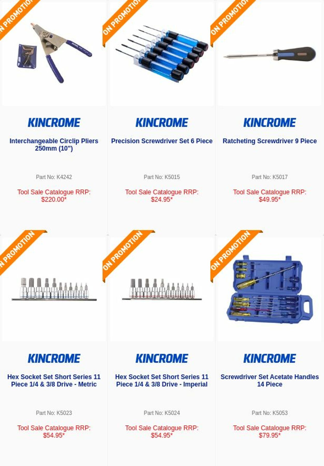 Catalogue Kincrome 20.01.2023 - 30.01.2023