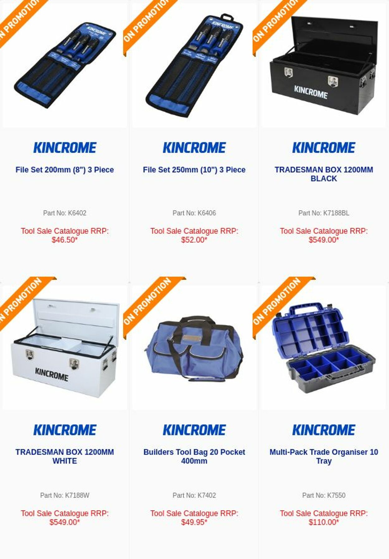 Catalogue Kincrome 20.01.2023 - 30.01.2023