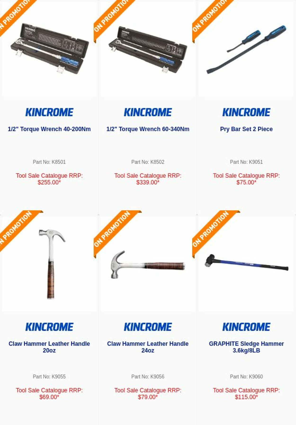 Catalogue Kincrome 20.01.2023 - 30.01.2023