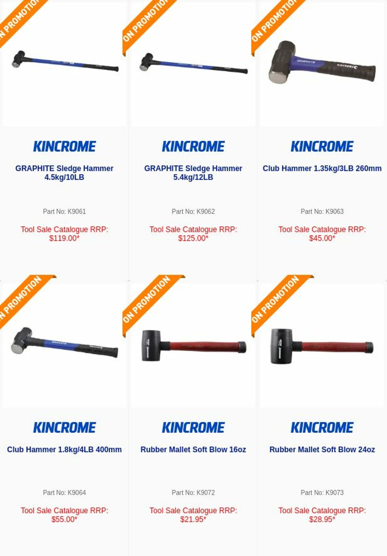 Catalogue Kincrome 09.01.2023 - 11.01.2023