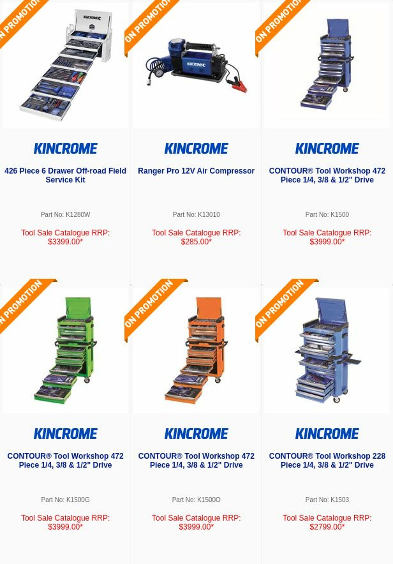 Catalogue Kincrome 07.08.2023 - 09.08.2023