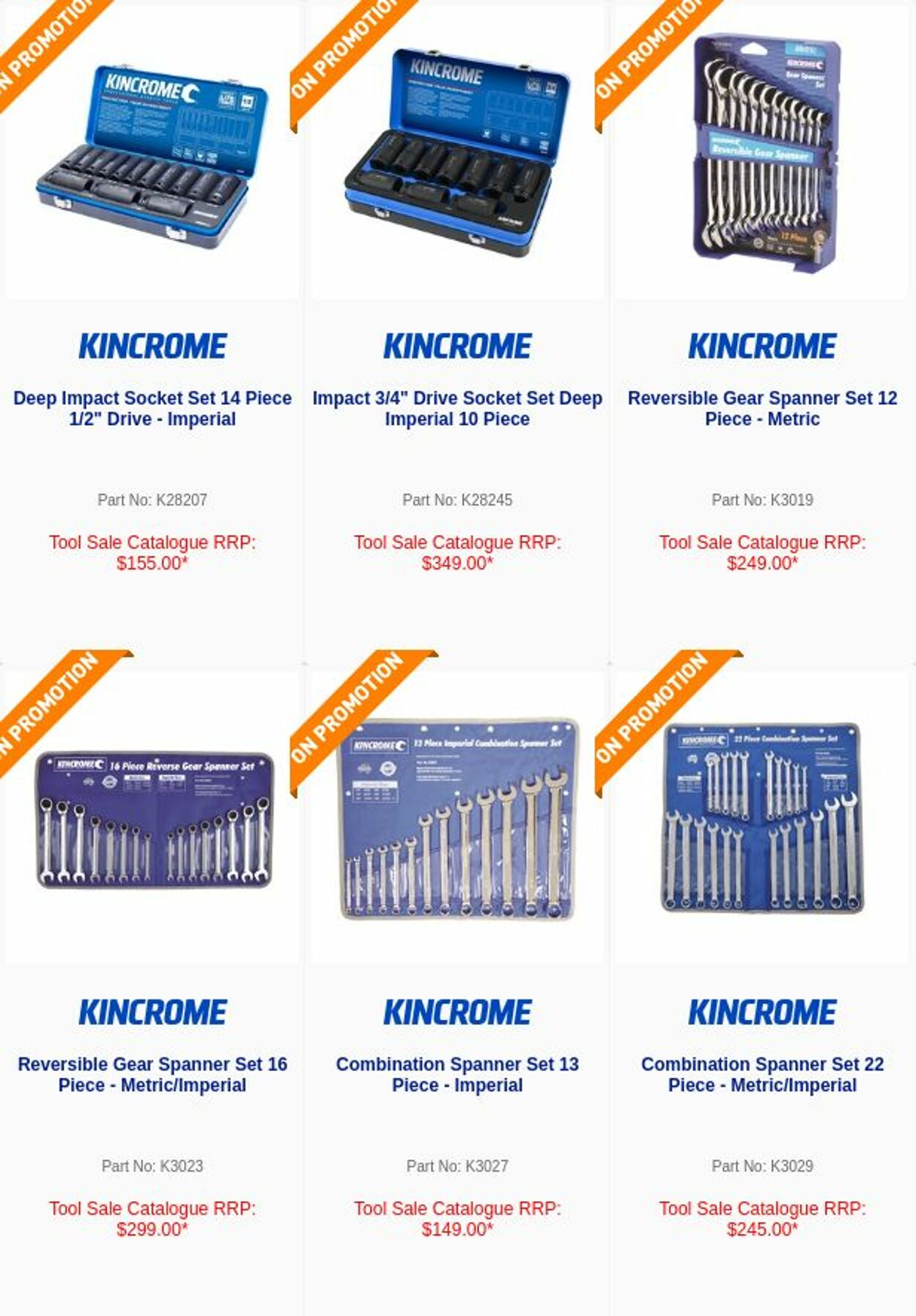 Catalogue Kincrome 07.08.2023 - 09.08.2023