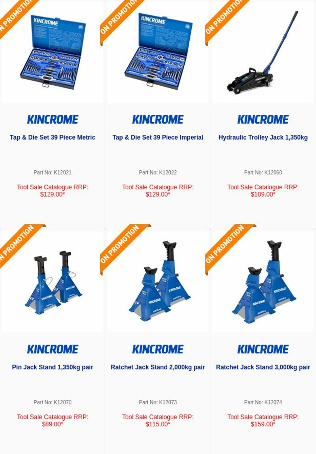 Catalogue Kincrome 07.08.2023 - 09.08.2023