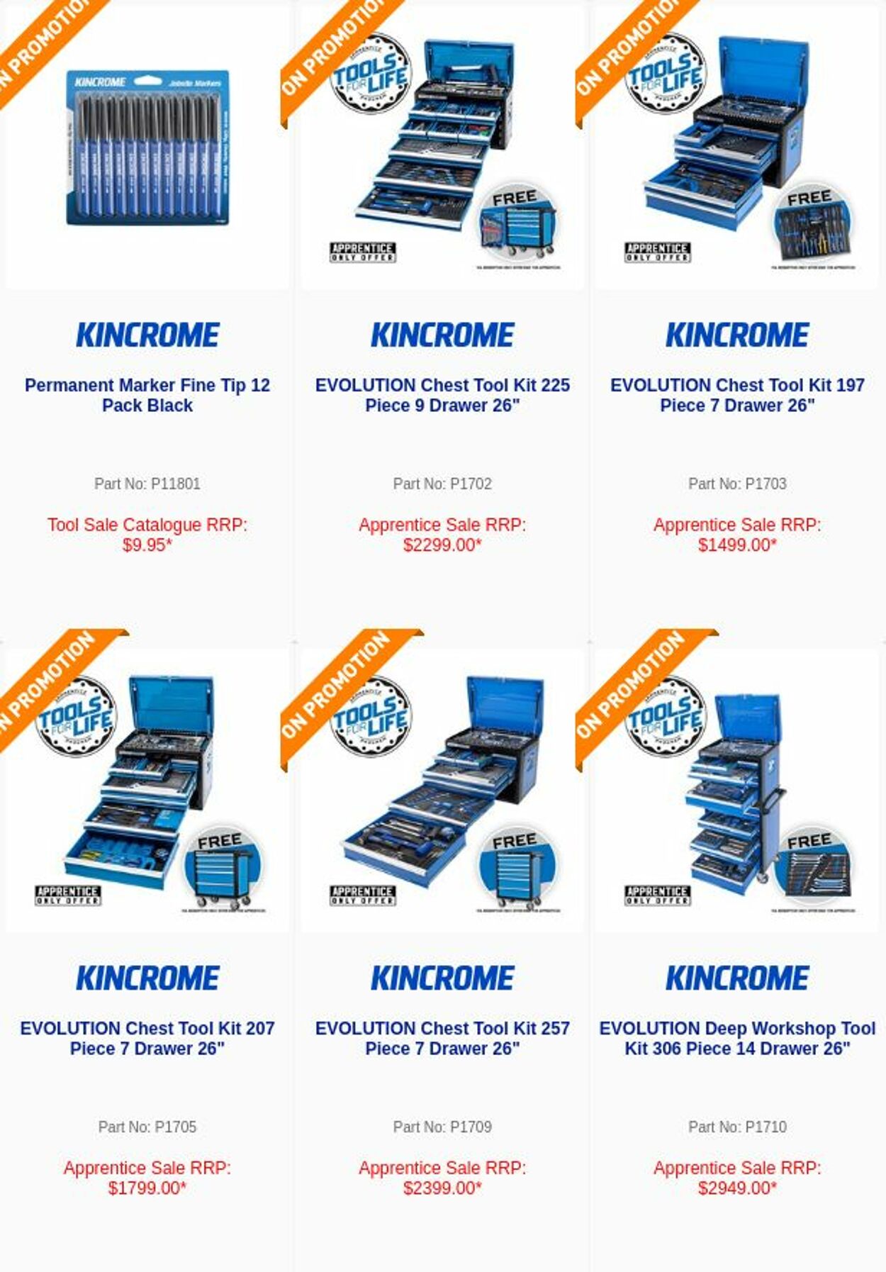 Catalogue Kincrome 28.08.2023 - 30.08.2023