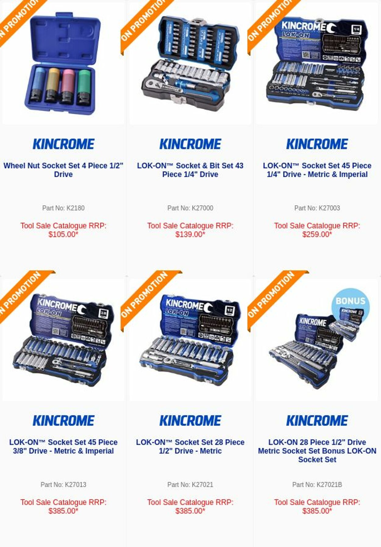 Catalogue Kincrome 14.08.2023 - 16.08.2023