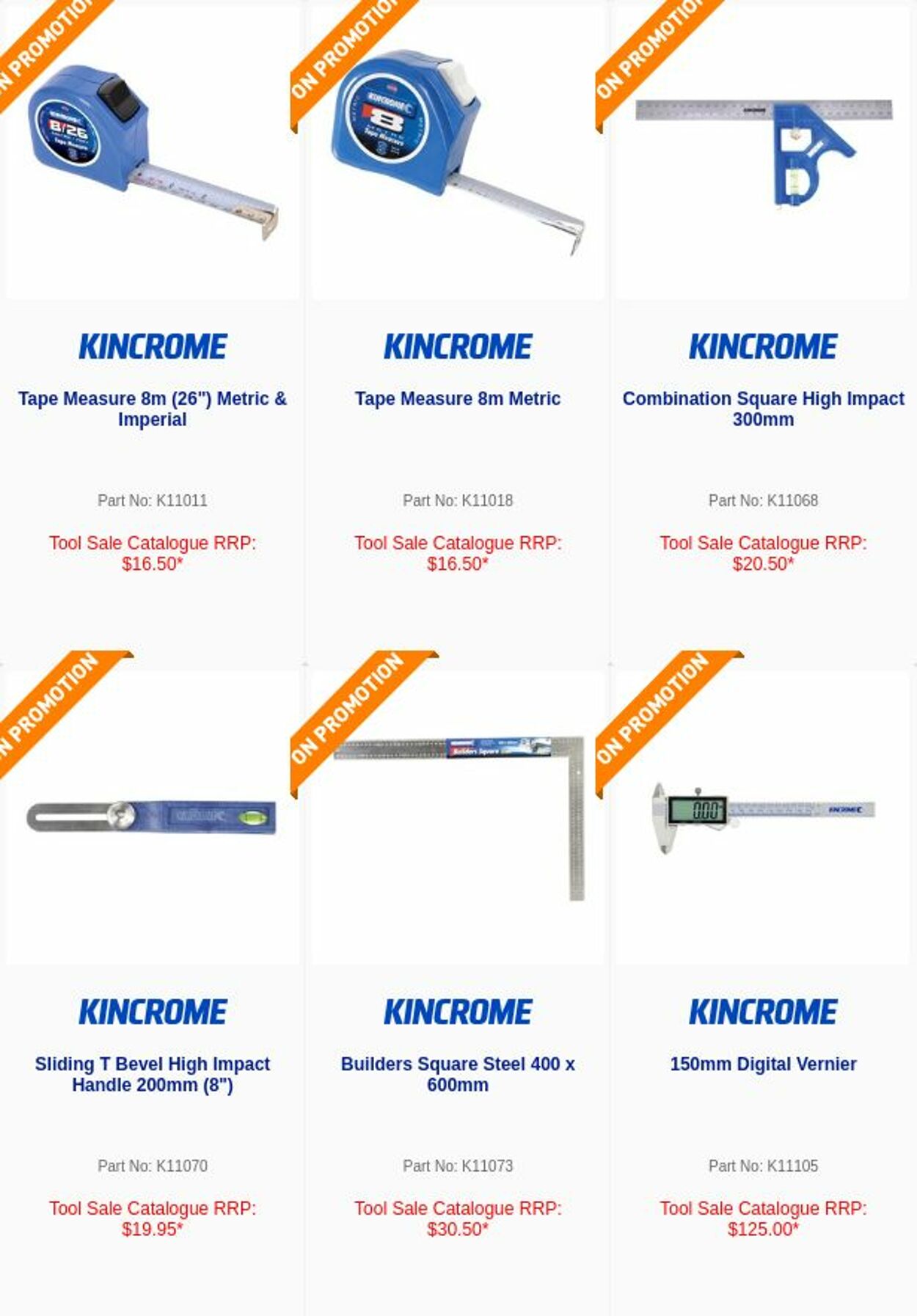 Catalogue Kincrome 05.09.2022 - 07.09.2022