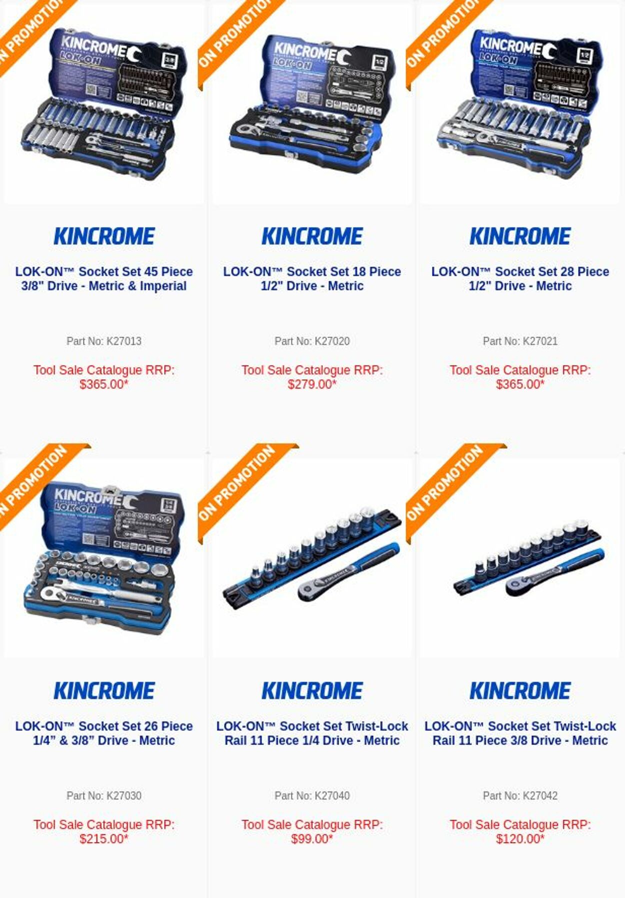 Catalogue Kincrome 05.09.2022 - 07.09.2022