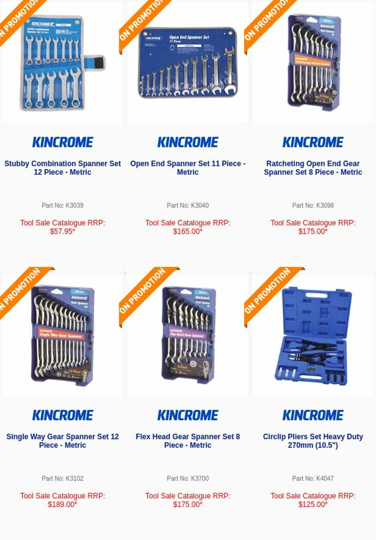 Catalogue Kincrome 05.09.2022 - 07.09.2022