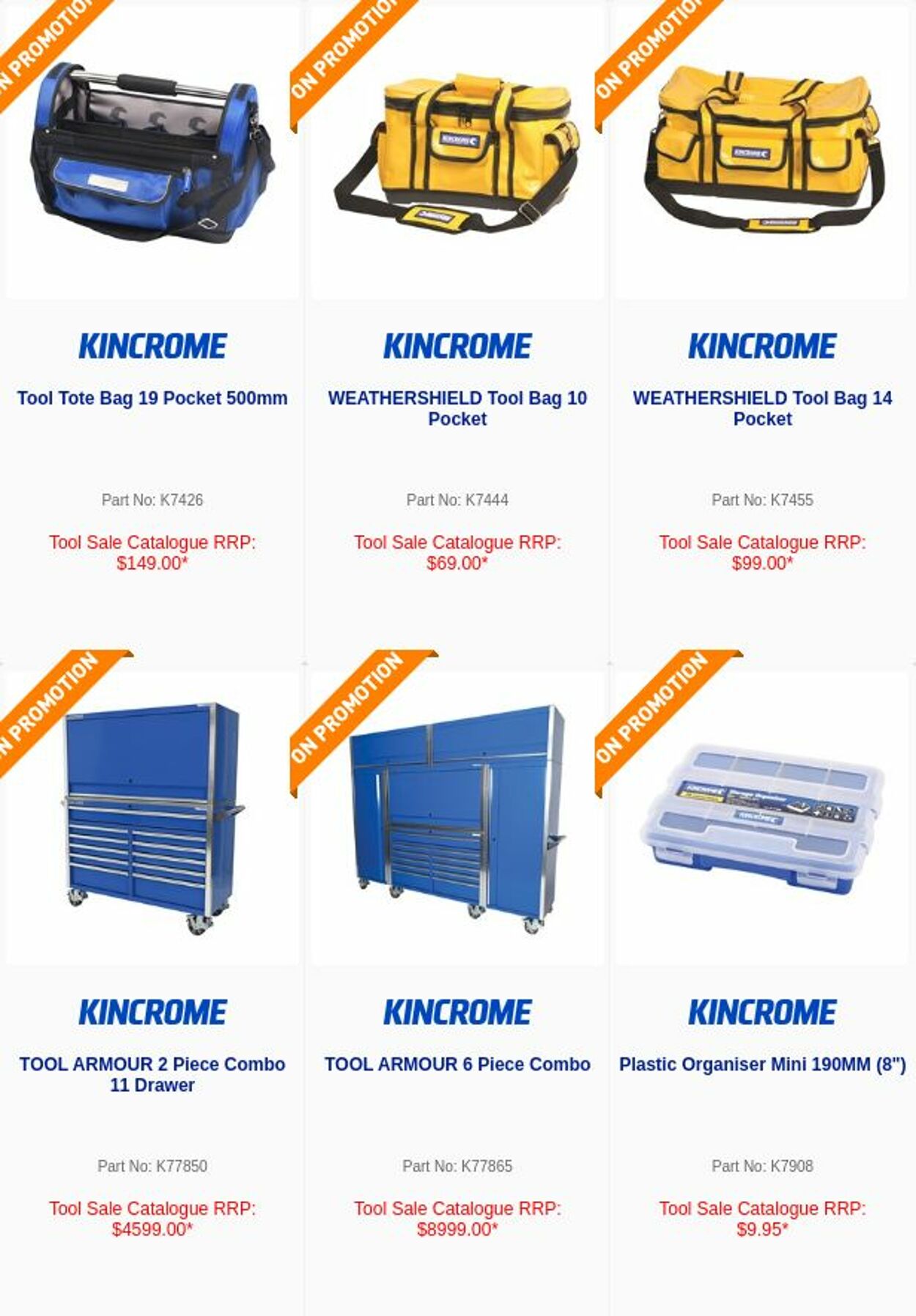 Catalogue Kincrome 05.09.2022 - 07.09.2022