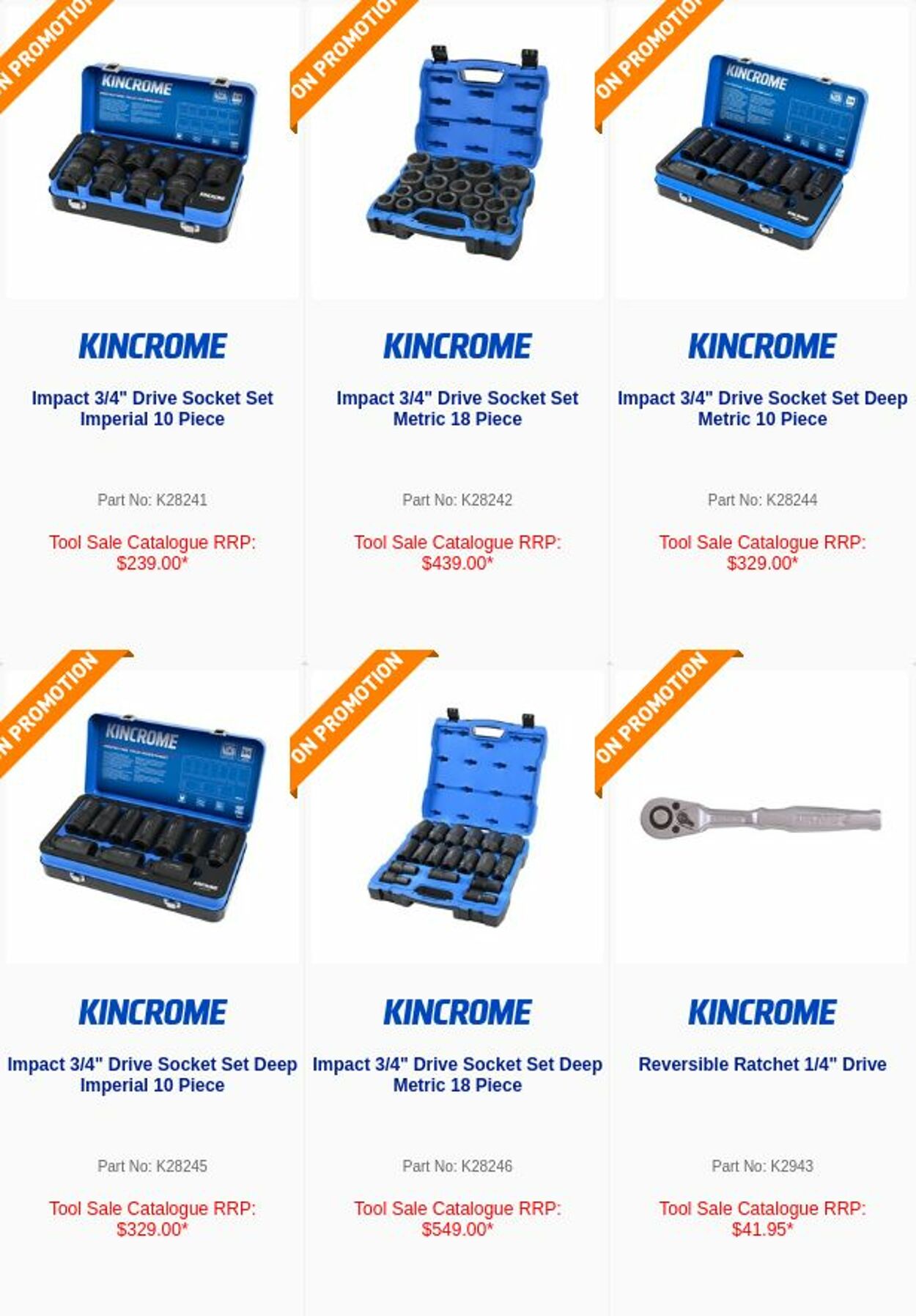 Catalogue Kincrome 04.07.2022 - 06.07.2022