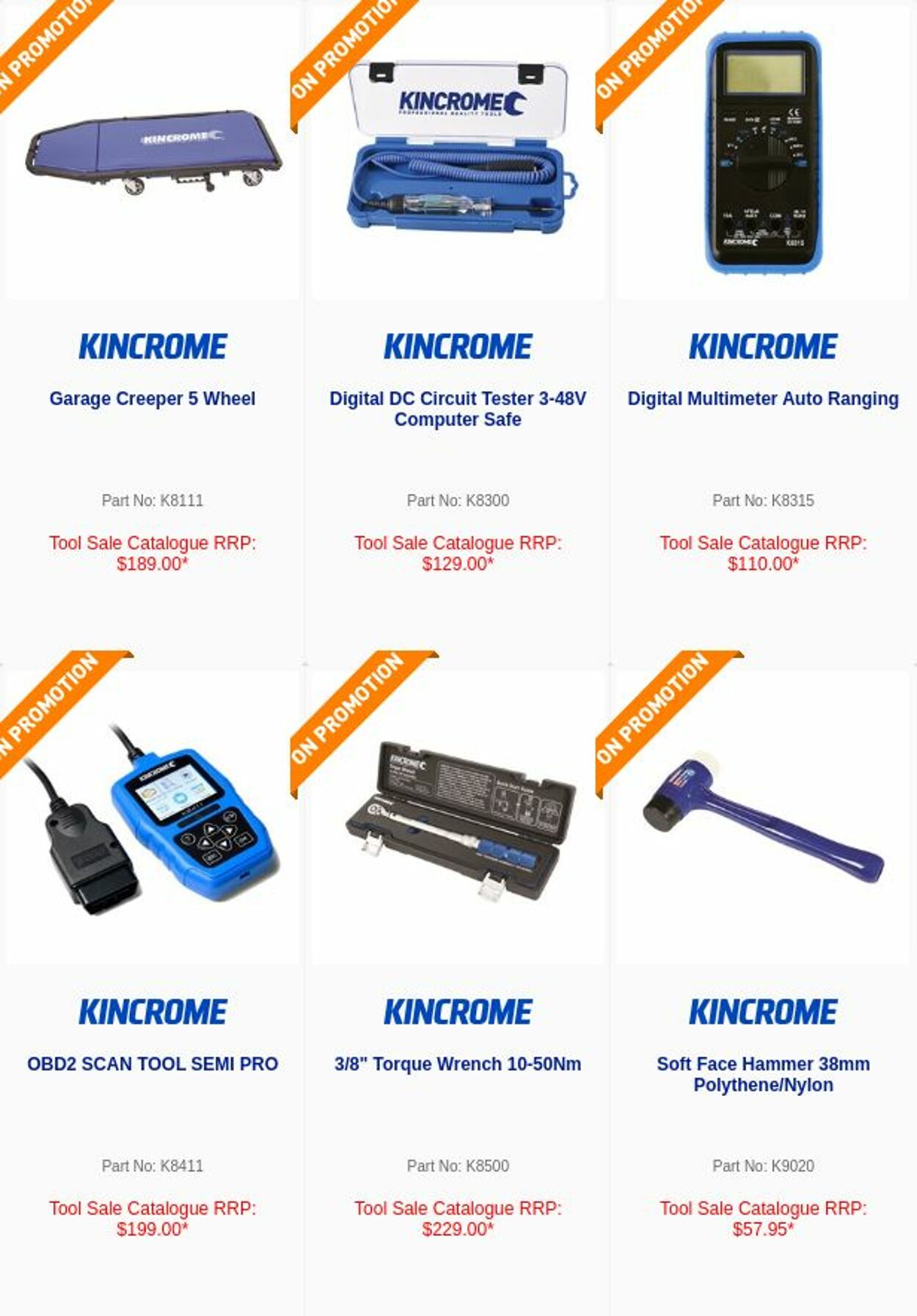 Catalogue Kincrome 08.08.2022 - 21.08.2022