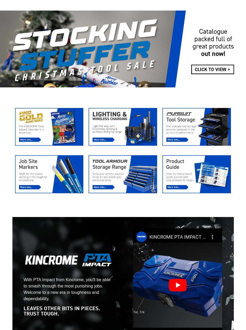 Kincrome Promotional catalogues