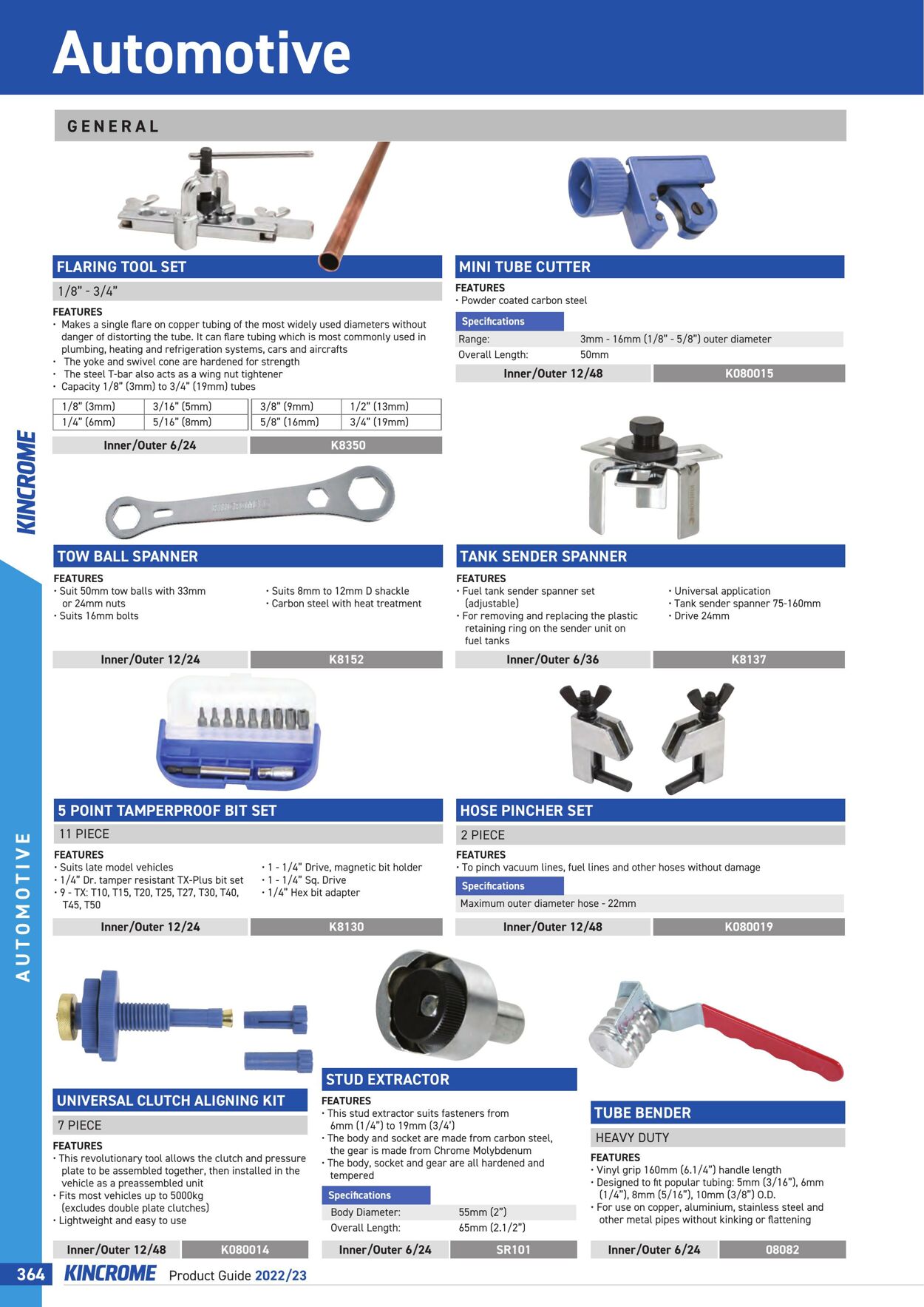 Catalogue Kincrome 01.01.2022 - 31.12.2023