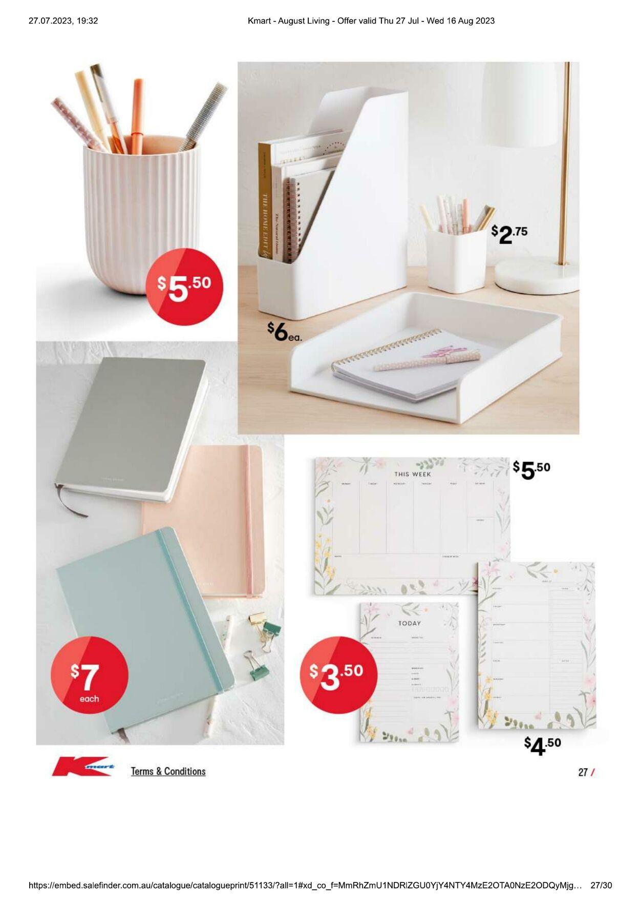 Catalogue Kmart 27.07.2023 - 16.08.2023