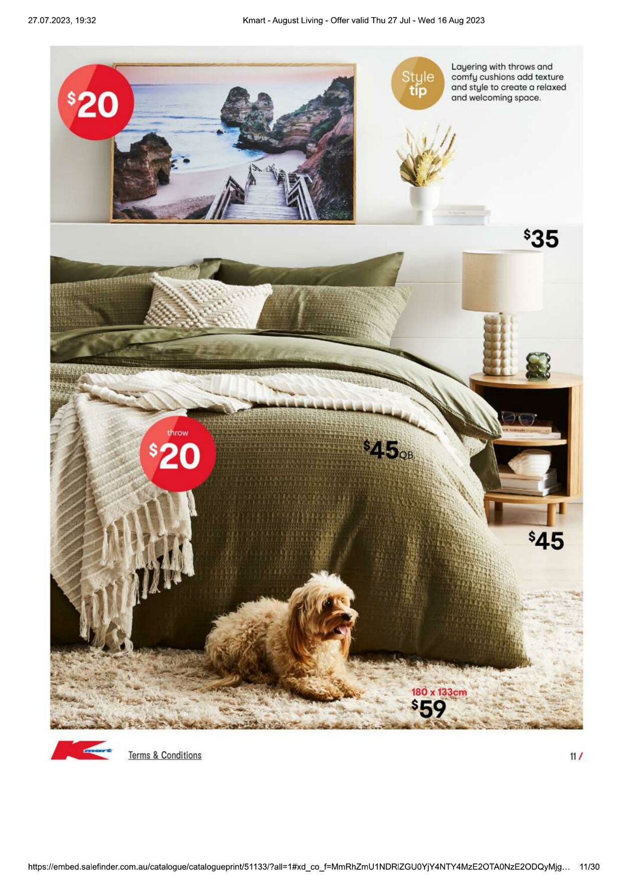 Catalogue Kmart 27.07.2023 - 16.08.2023