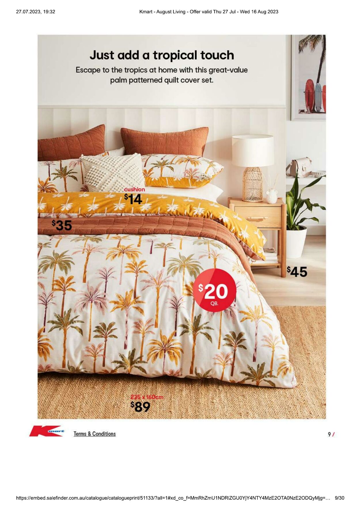 Catalogue Kmart 27.07.2023 - 16.08.2023