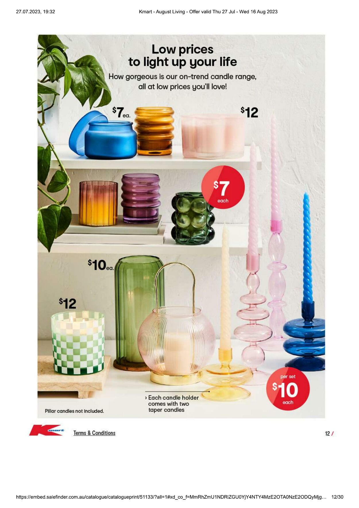 Catalogue Kmart 27.07.2023 - 16.08.2023