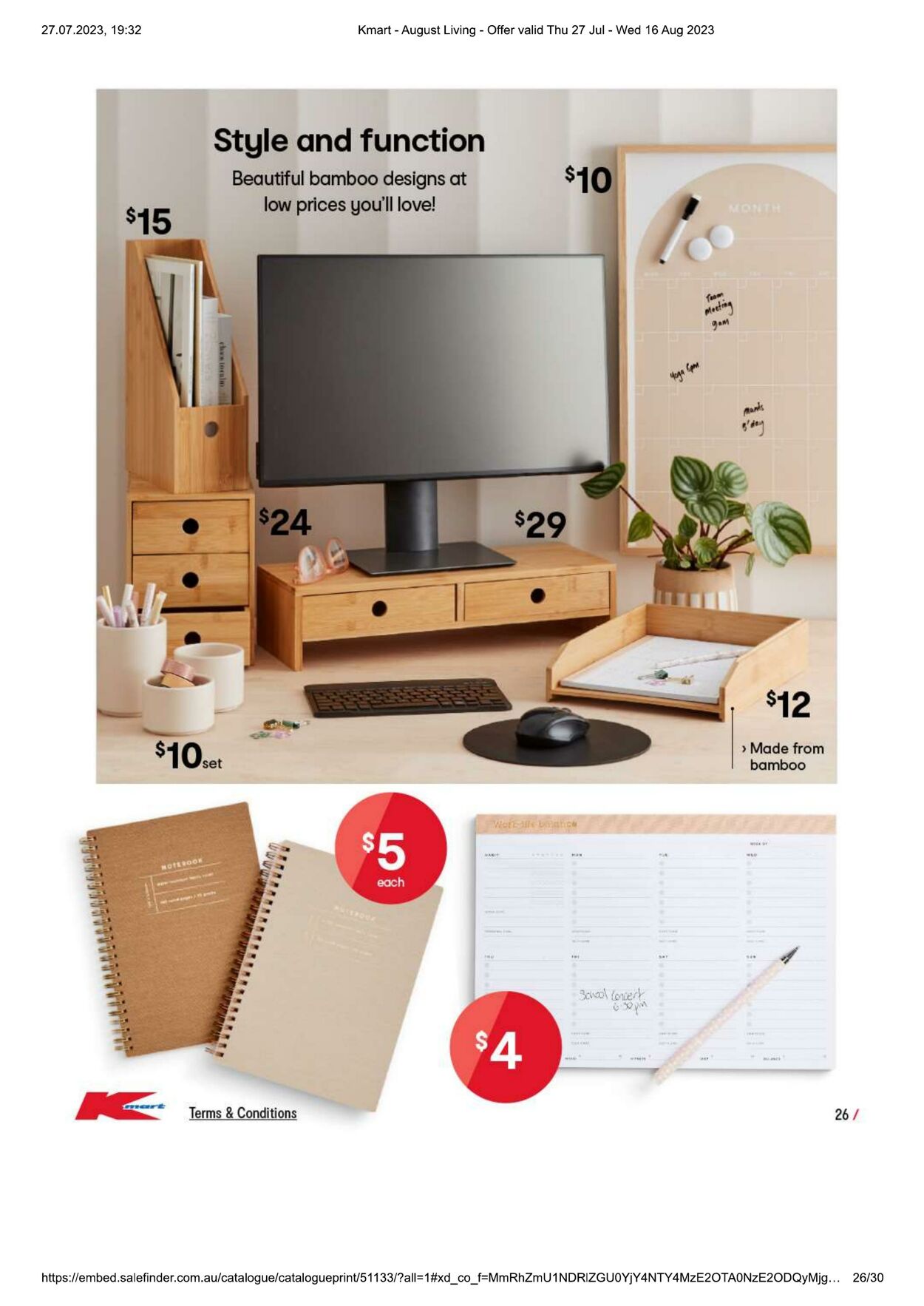 Catalogue Kmart 27.07.2023 - 16.08.2023