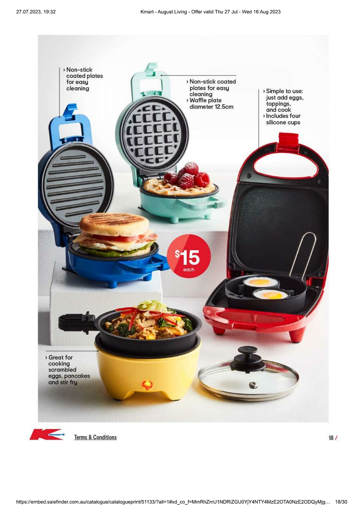 Catalogue Kmart 27.07.2023 - 16.08.2023