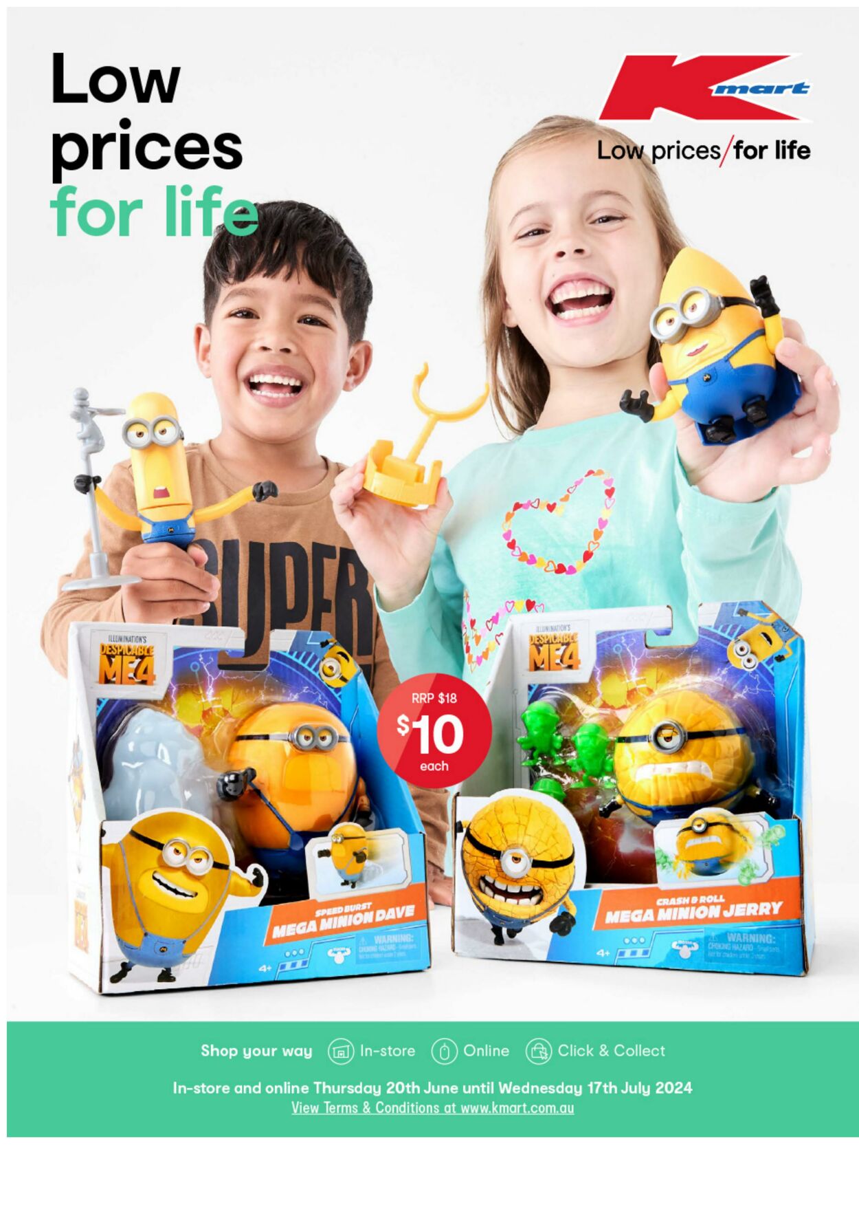 Catalogue Kmart 20.06.2024 - 17.07.2024