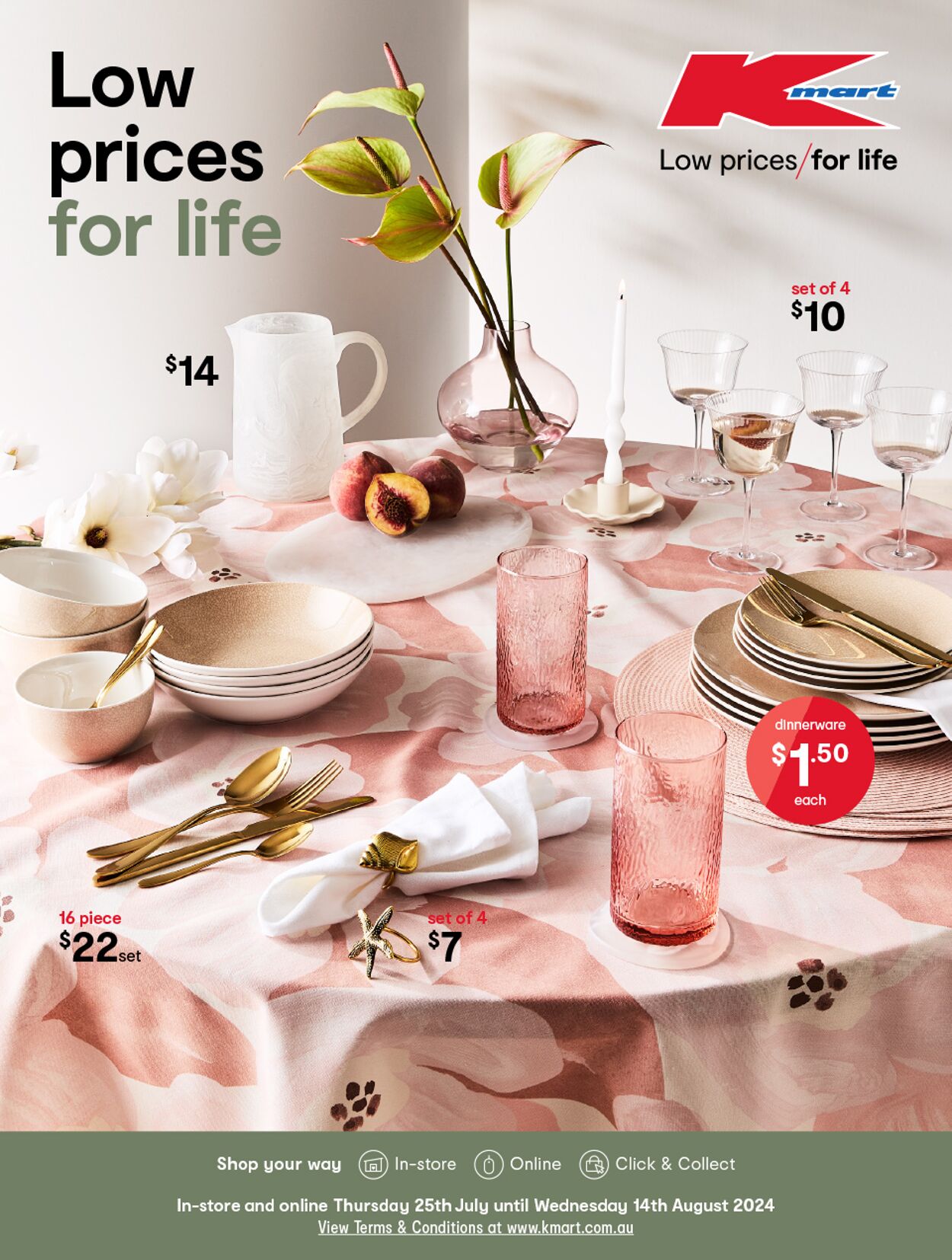 Catalogue Kmart 25.07.2024 - 14.08.2024