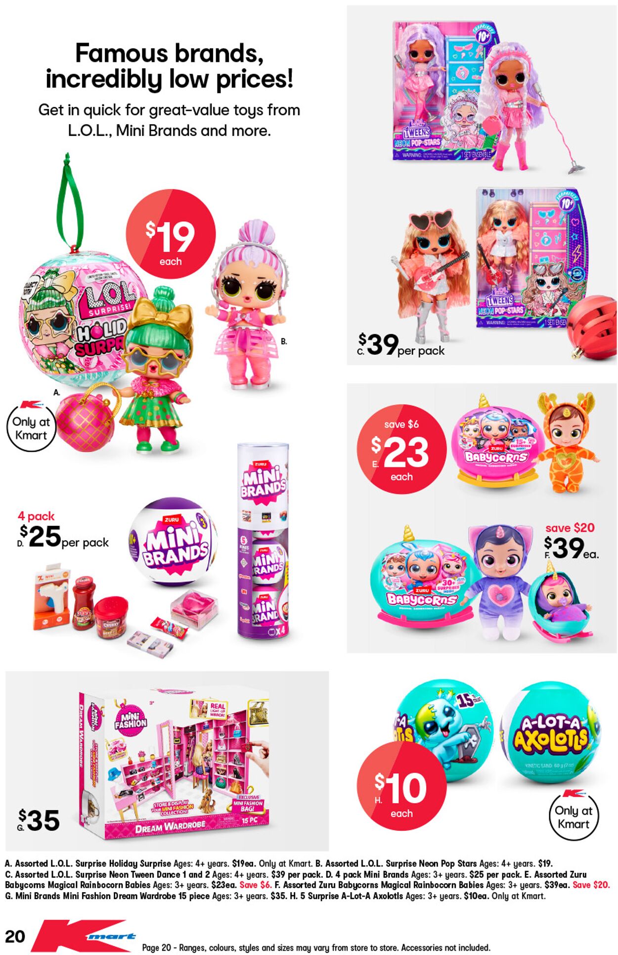 Catalogue Kmart 24.10.2024 - 13.11.2024