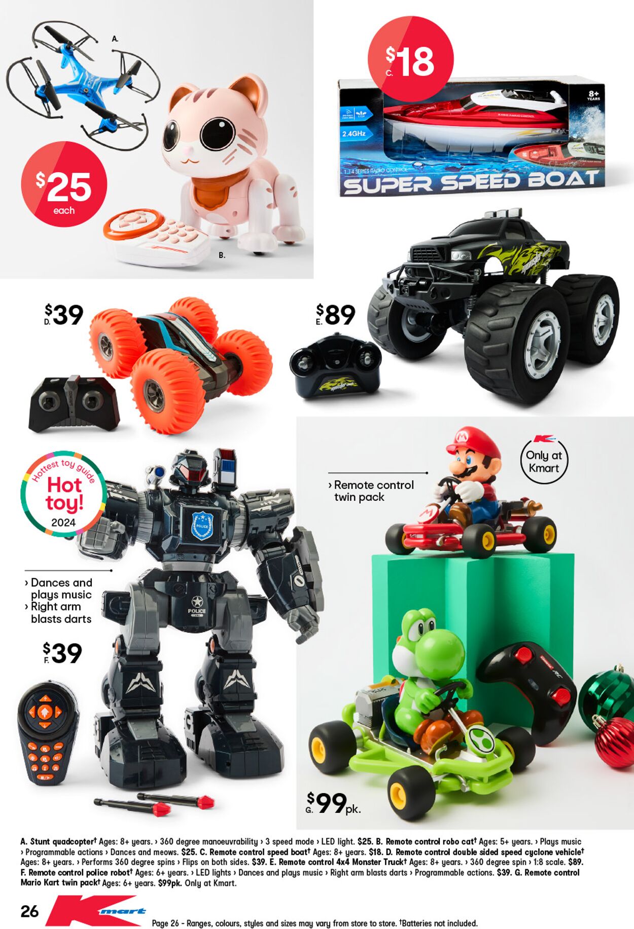 Catalogue Kmart 24.10.2024 - 13.11.2024