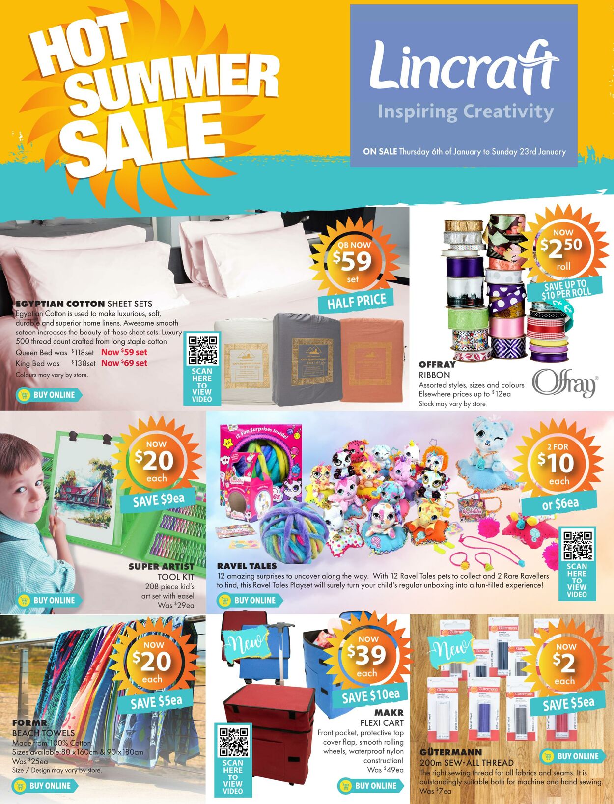Catalogue Lincraft 06.01.2022 - 23.01.2022