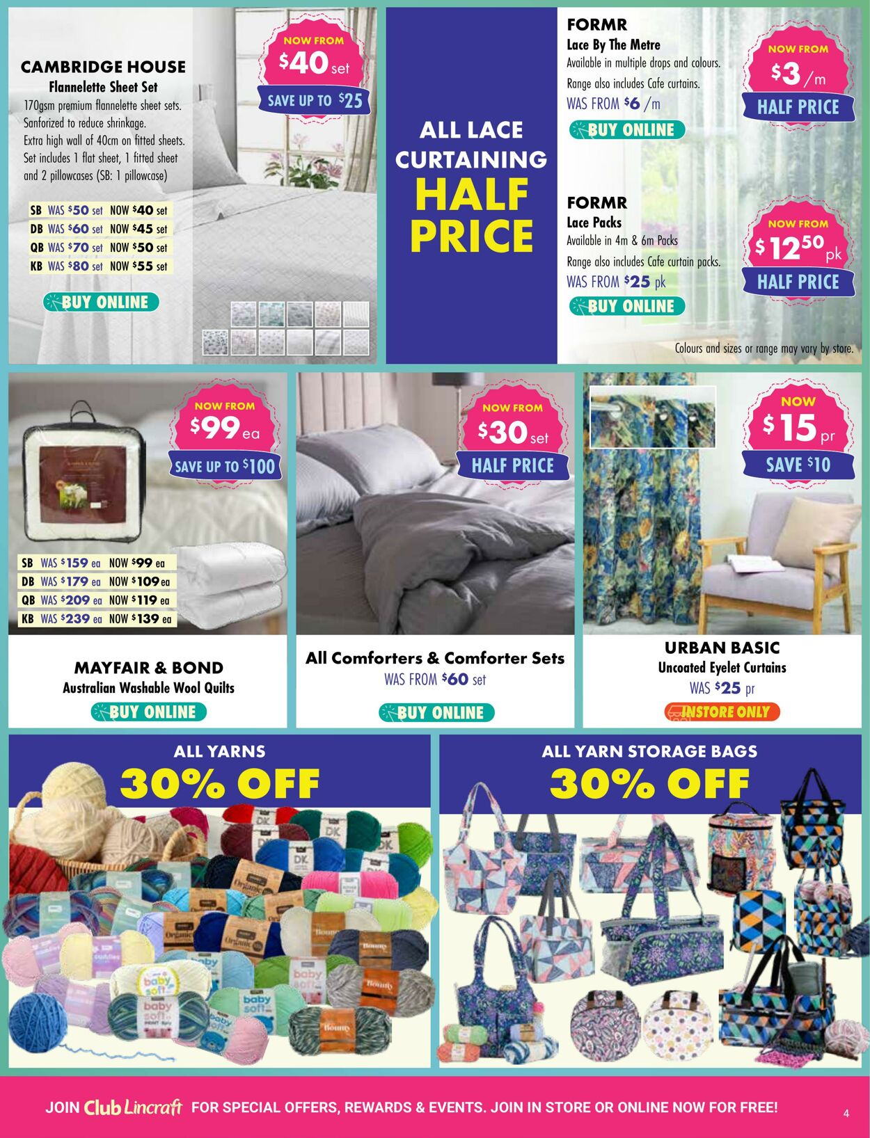 Catalogue Lincraft 20.07.2023 - 30.07.2023