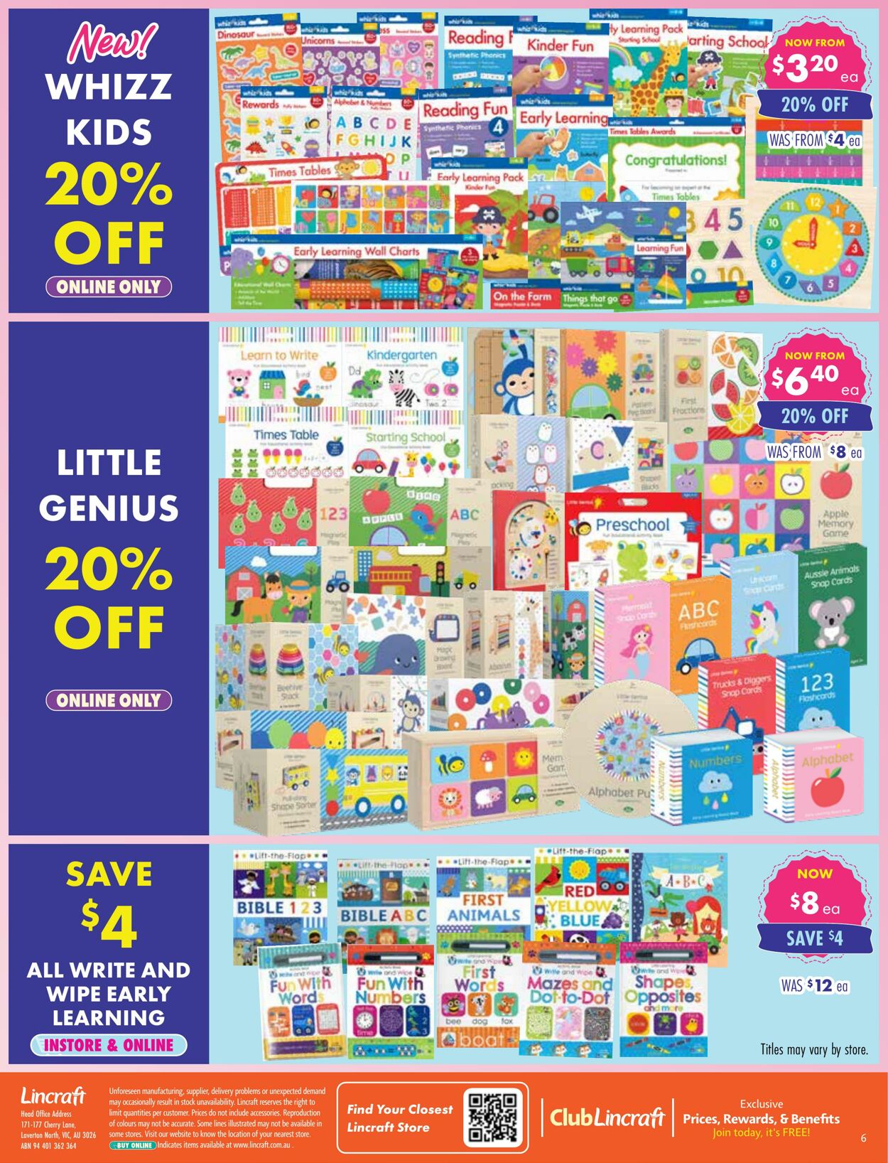 Catalogue Lincraft 20.07.2023 - 30.07.2023