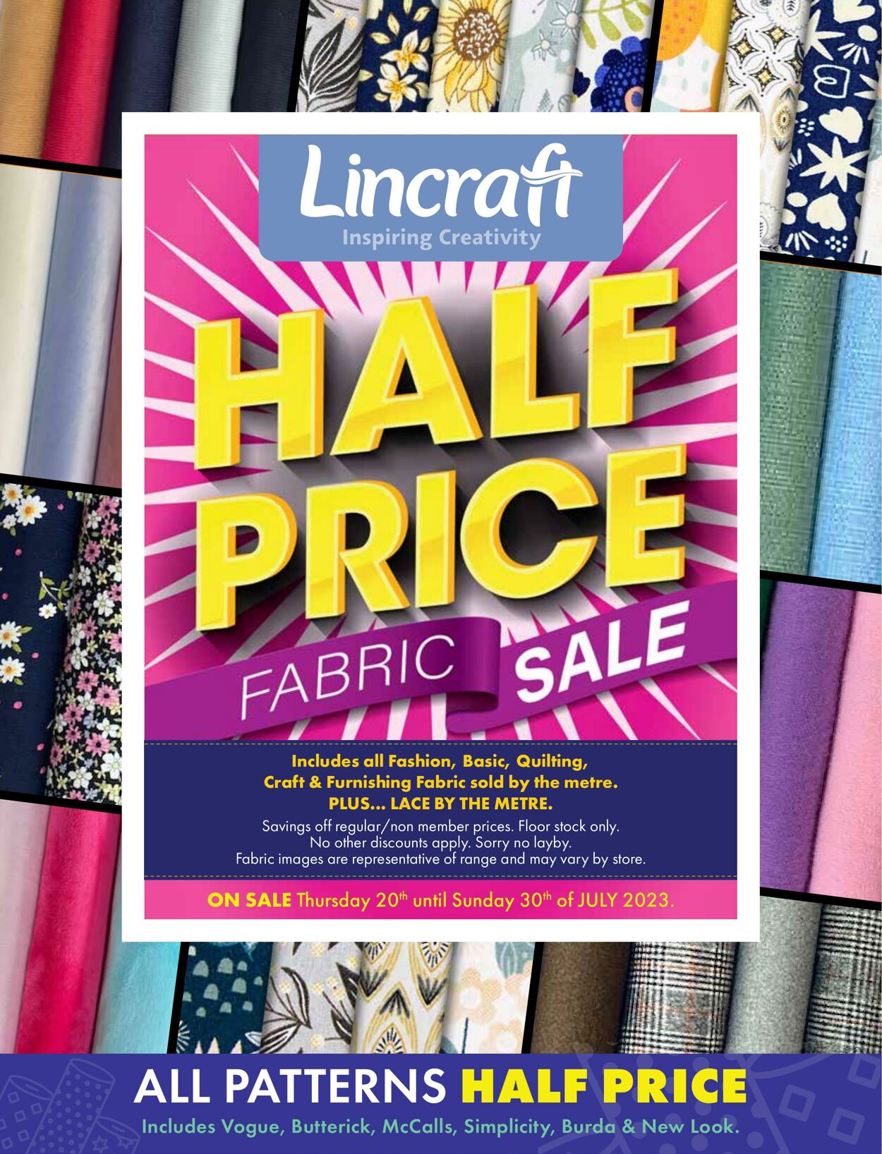 Catalogue Lincraft 20.07.2023 - 30.07.2023