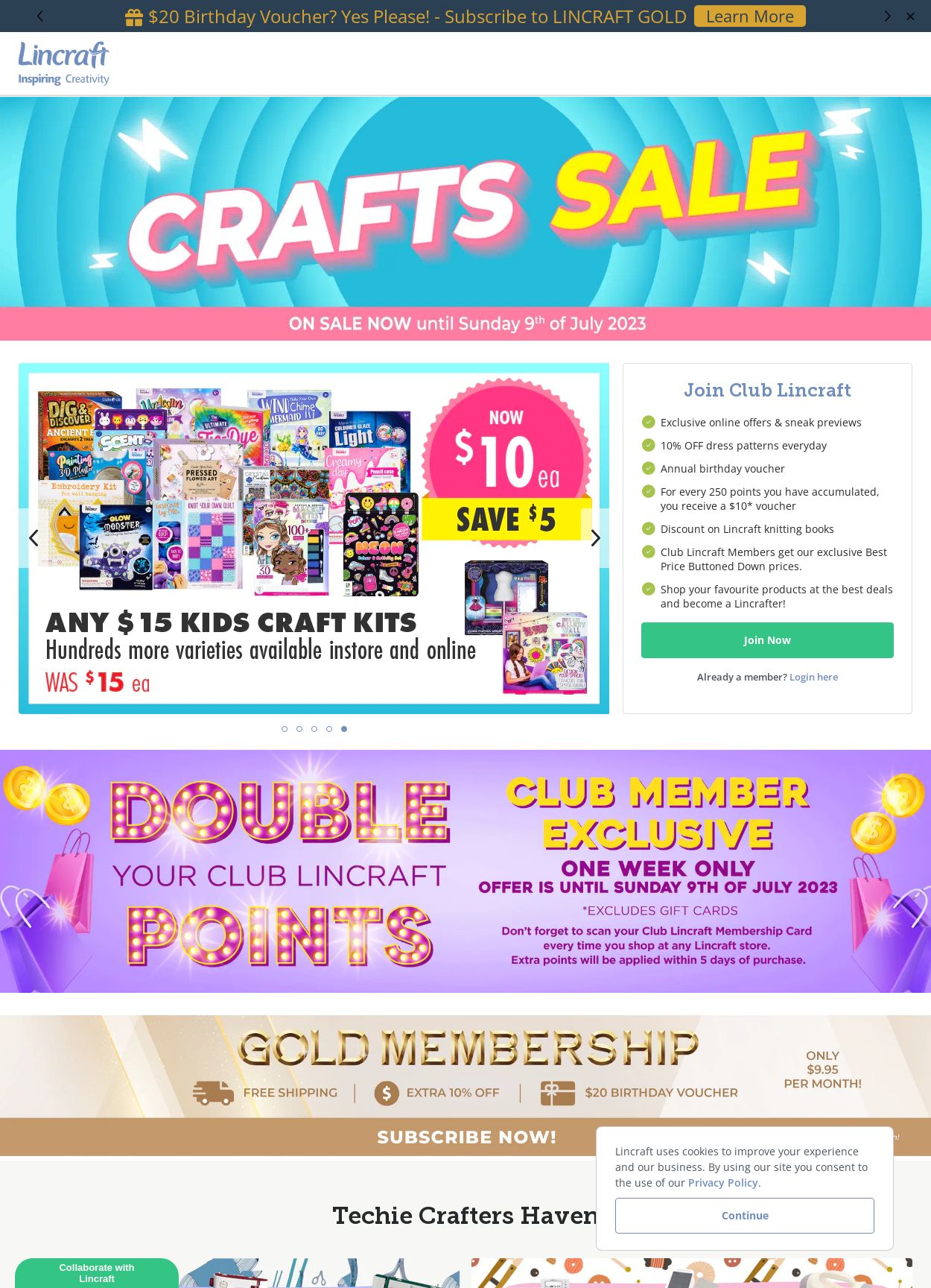 Catalogue Lincraft 03.07.2023 - 17.07.2023