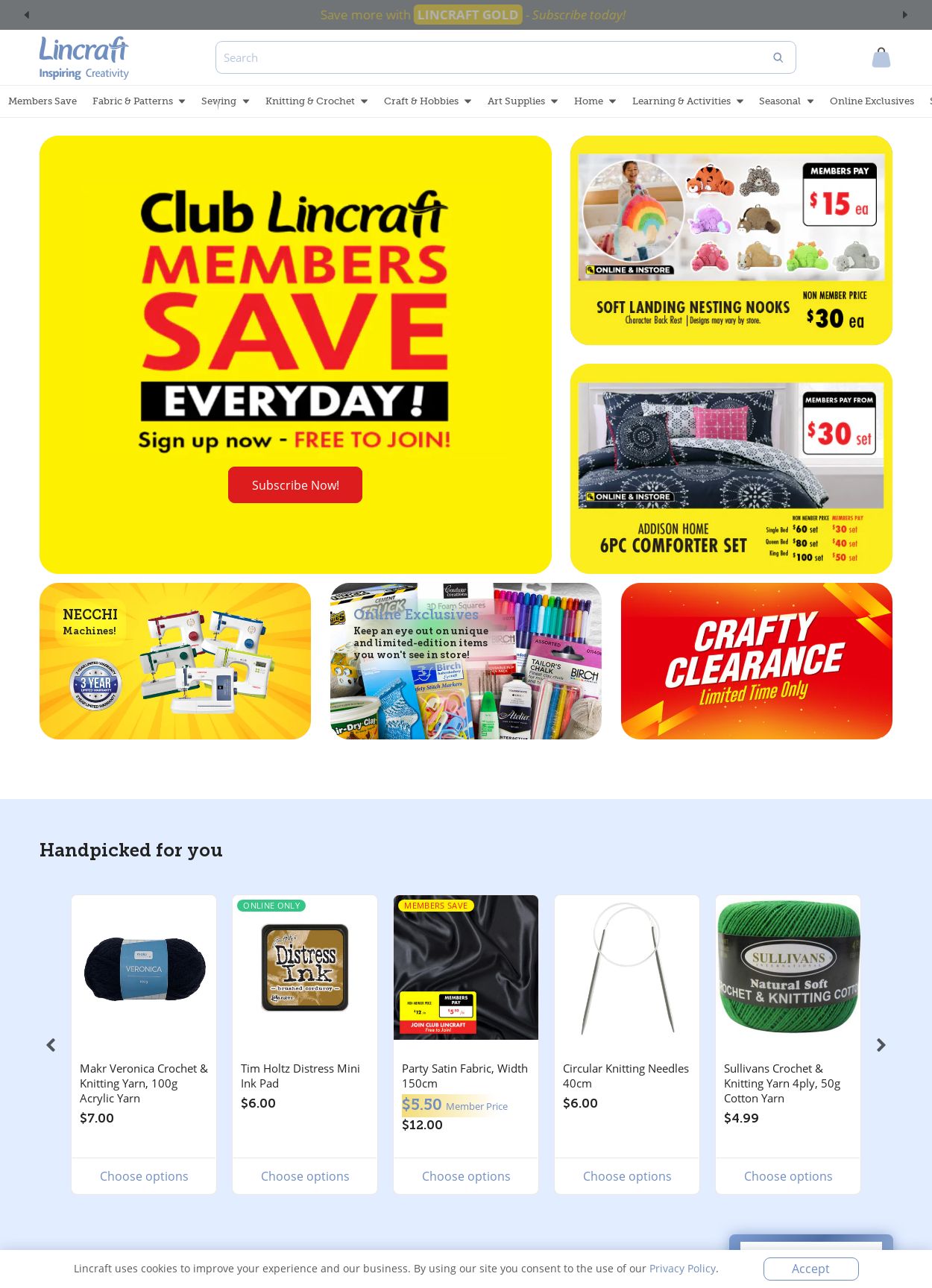 Catalogue Lincraft 26.08.2024 - 04.09.2024