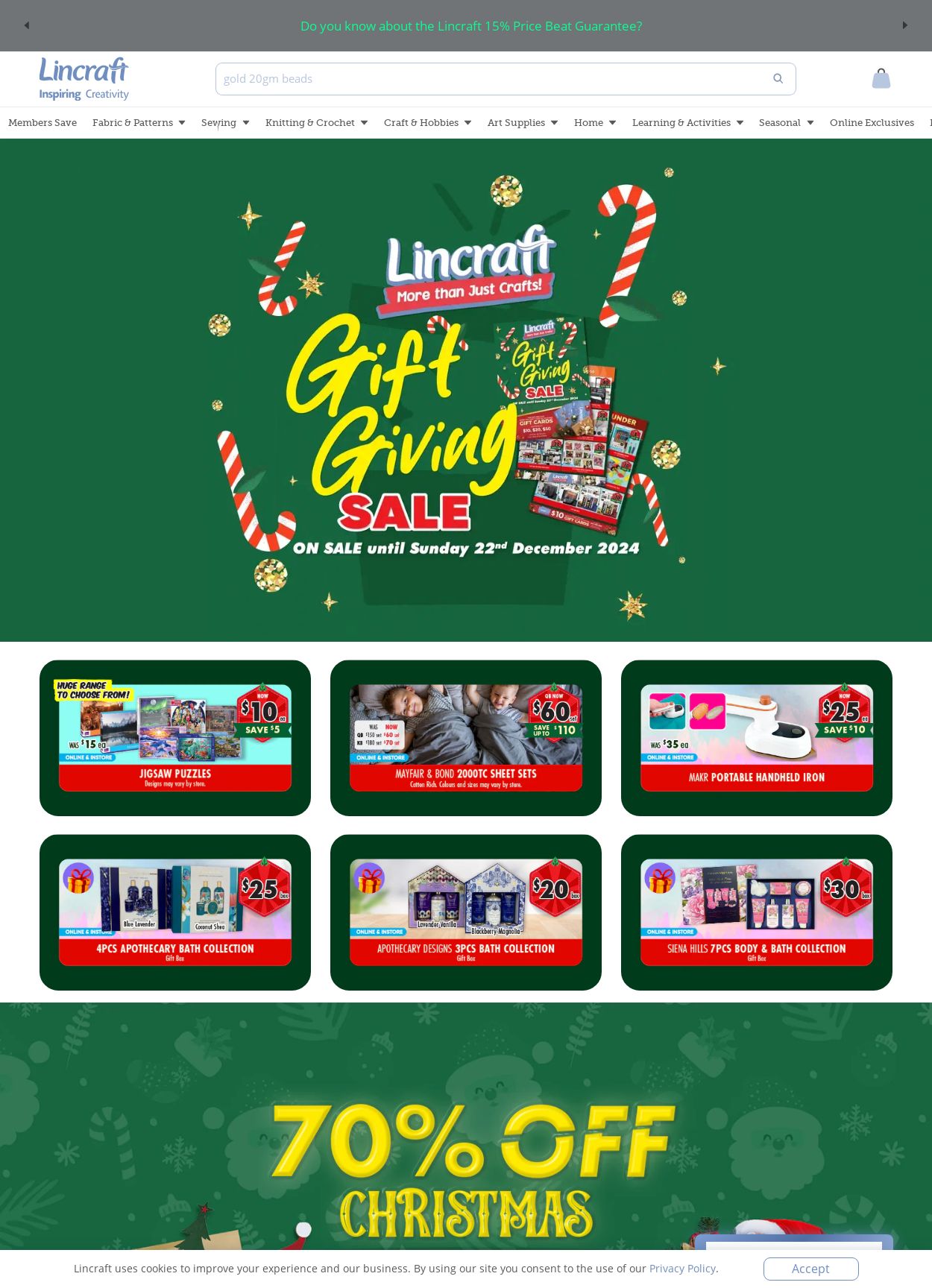 Catalogue Lincraft 09.12.2024 - 18.12.2024