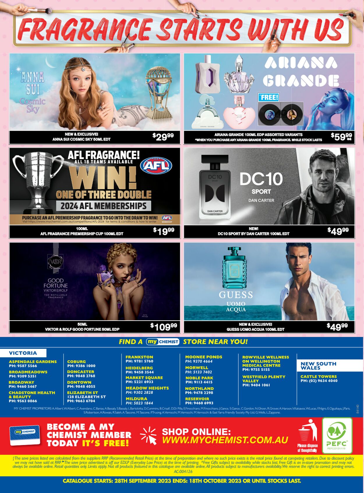 Catalogue My Chemist 28.09.2023 - 18.10.2023