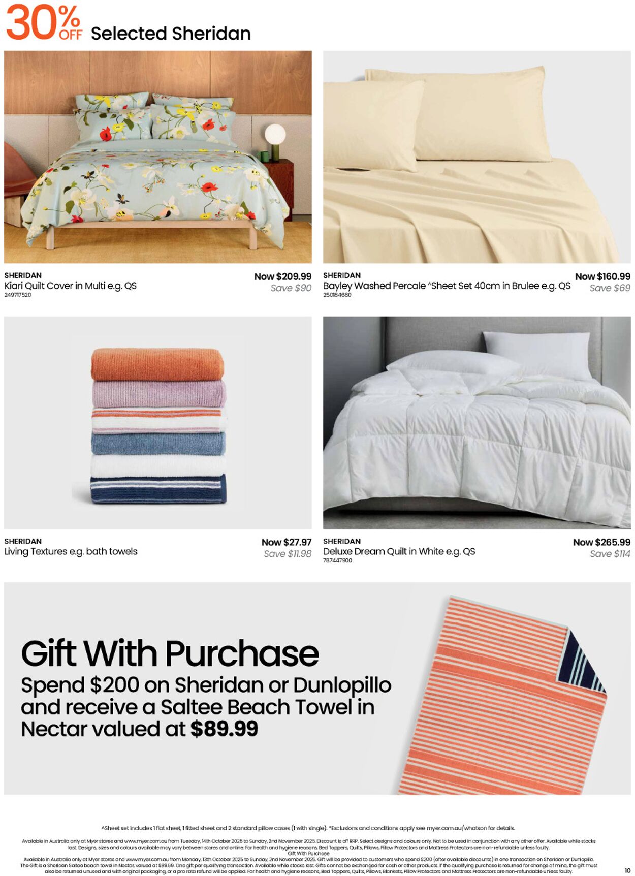 Catalogue Myer 14.10.2025 - 25.07.2026
