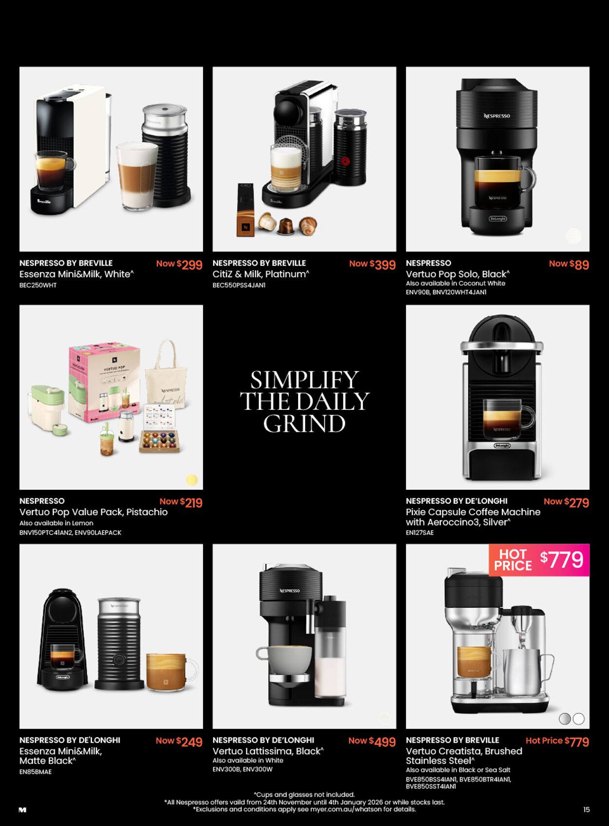 Catalogue Myer 17.11.2025 - 25.07.2026