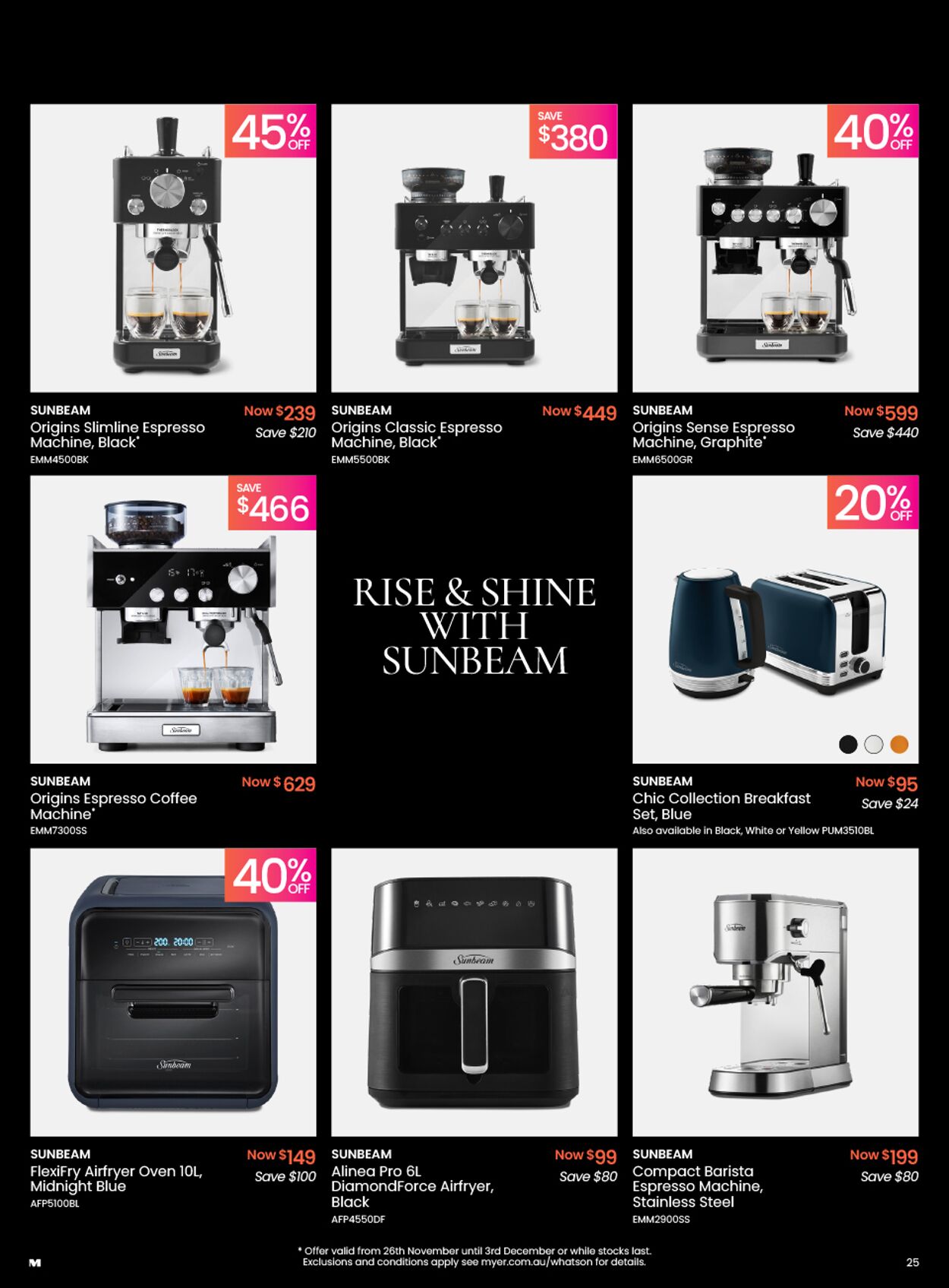 Catalogue Myer 17.11.2025 - 25.07.2026