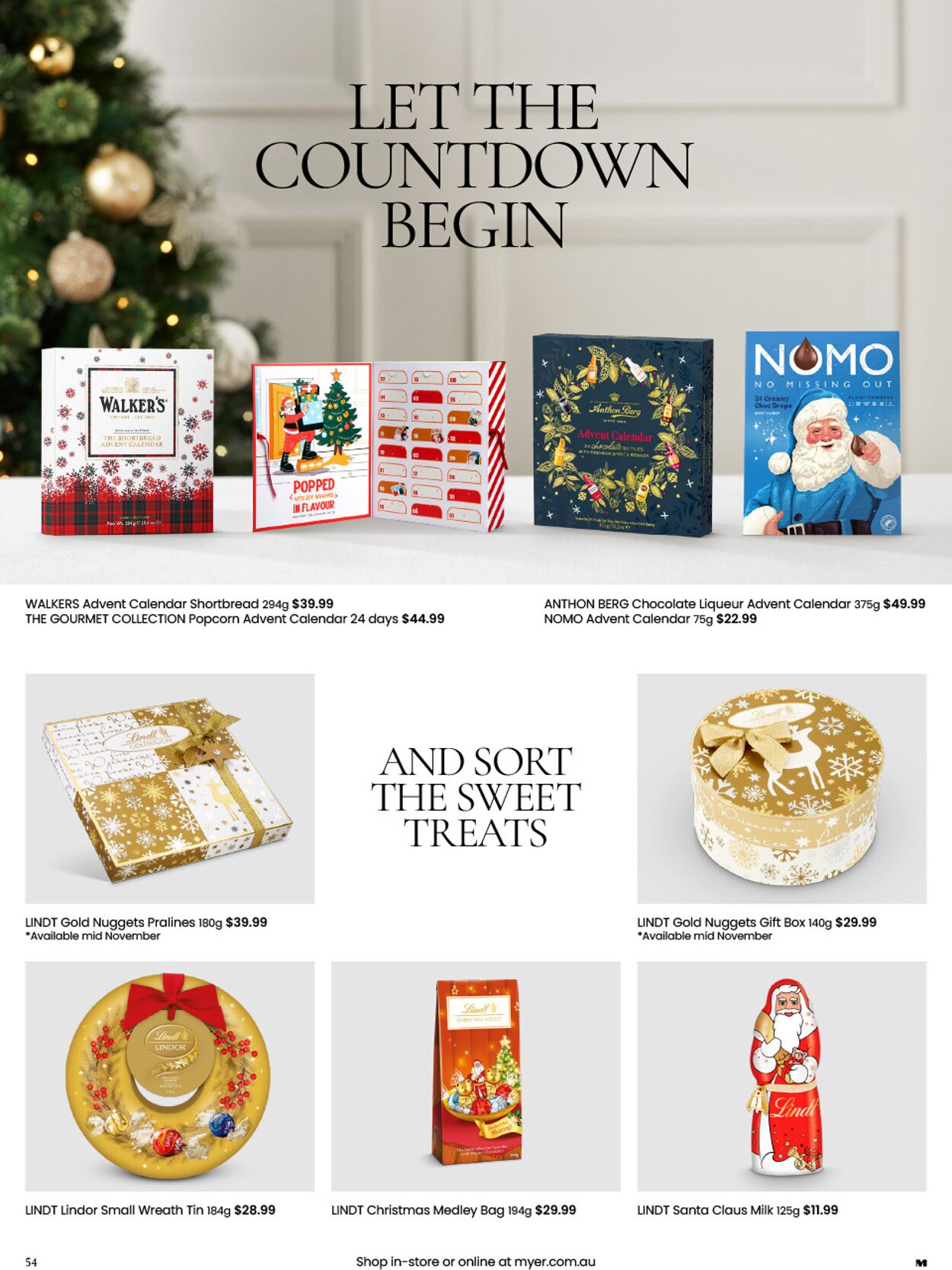 Catalogue Myer 03.11.2025 - 25.07.2026