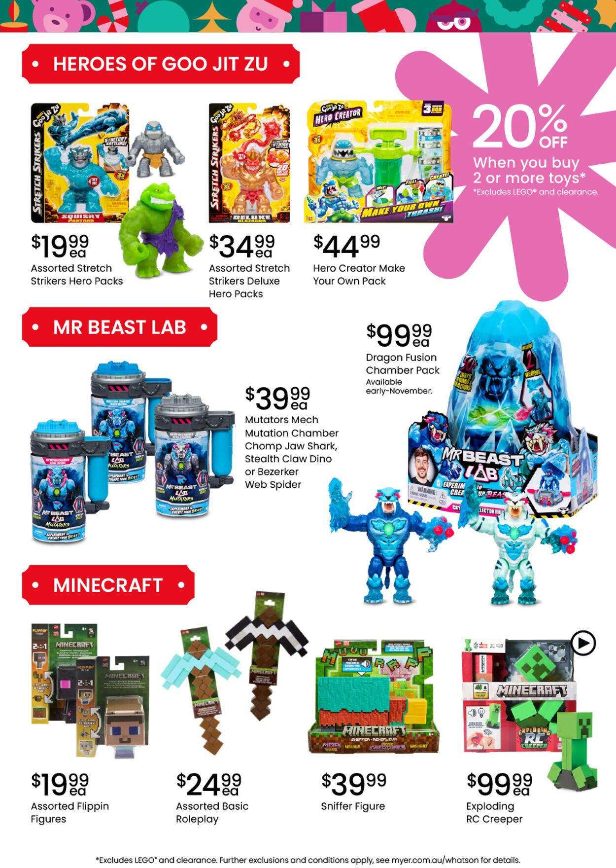 Catalogue Myer 28.10.2024 - 10.11.2024