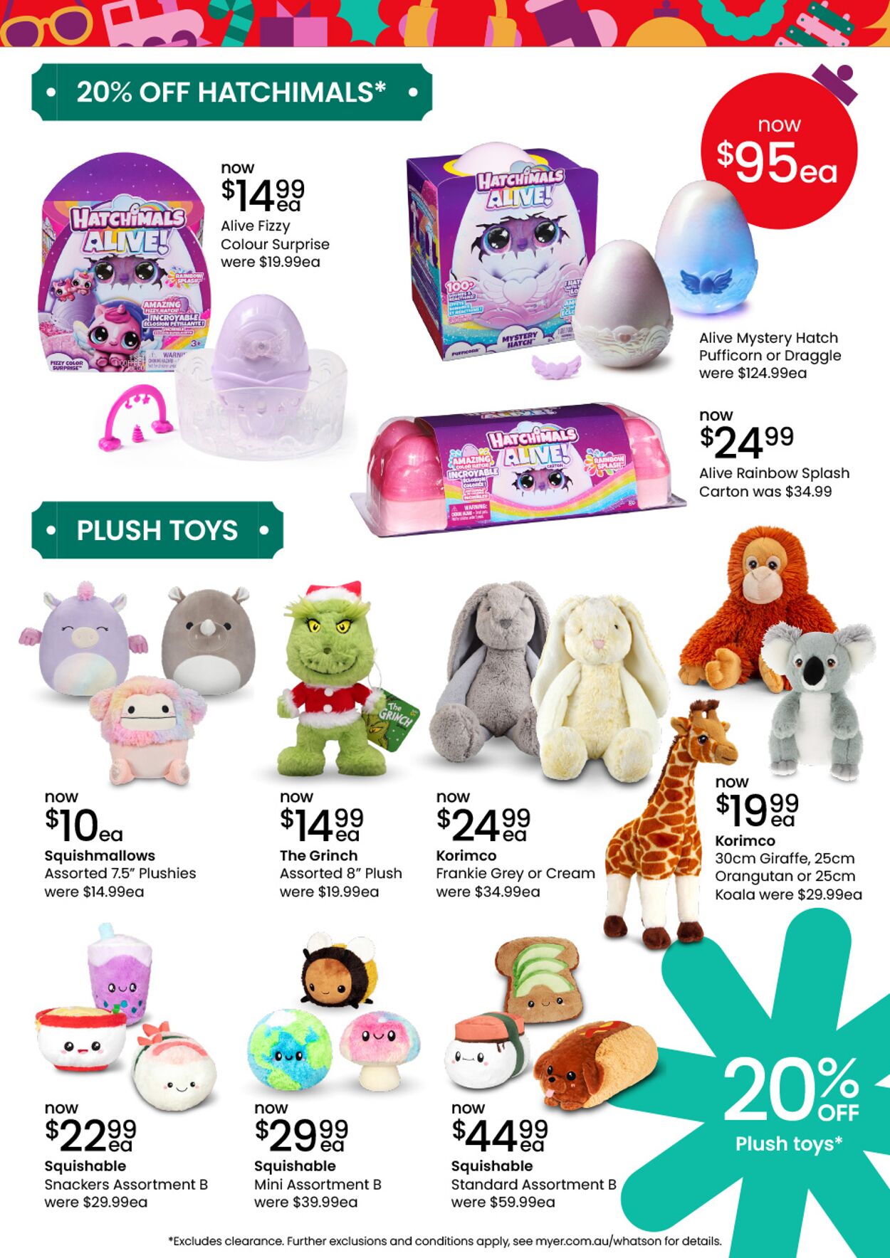 Catalogue Myer 18.11.2024 - 08.12.2024