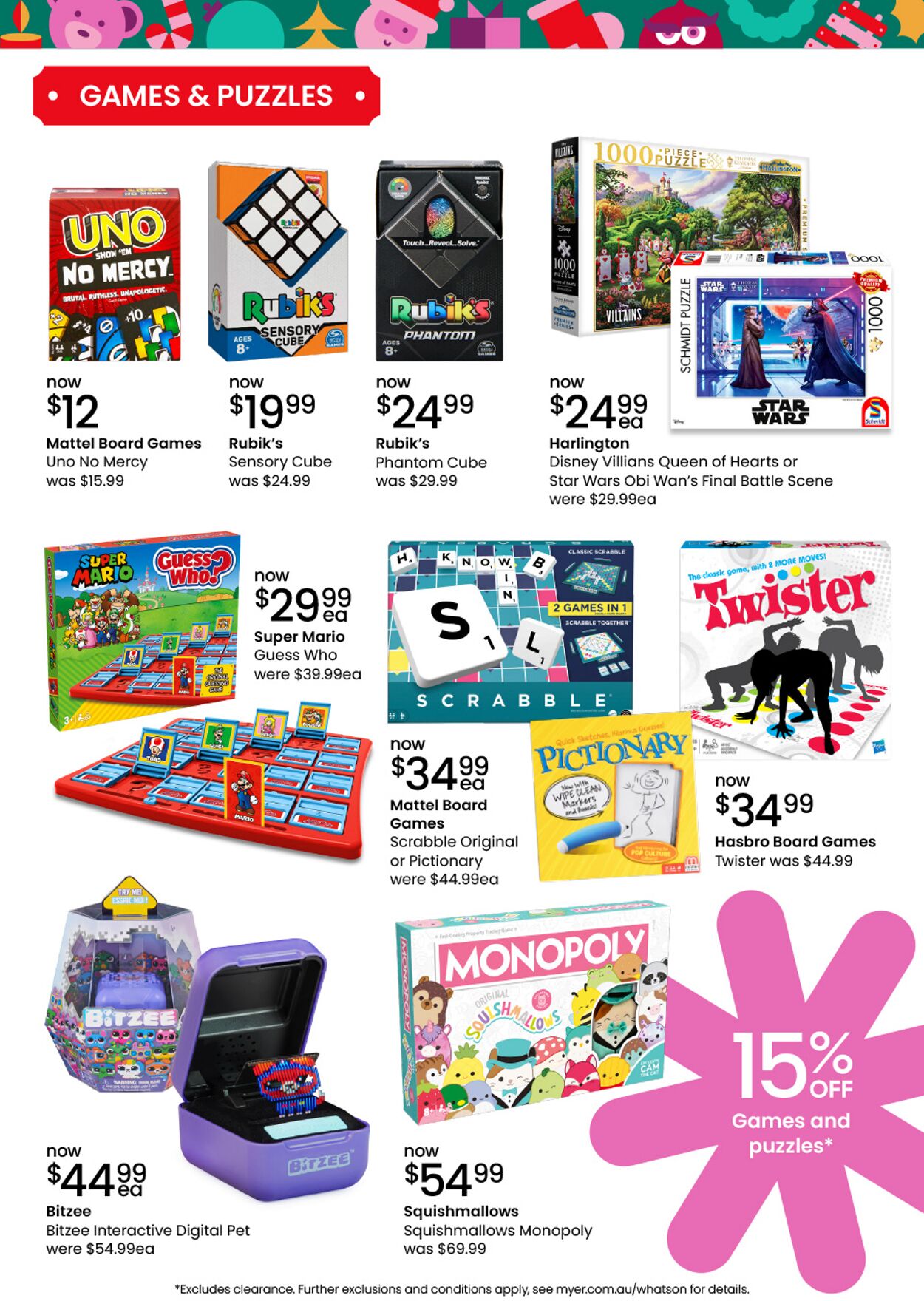 Catalogue Myer 18.11.2024 - 08.12.2024