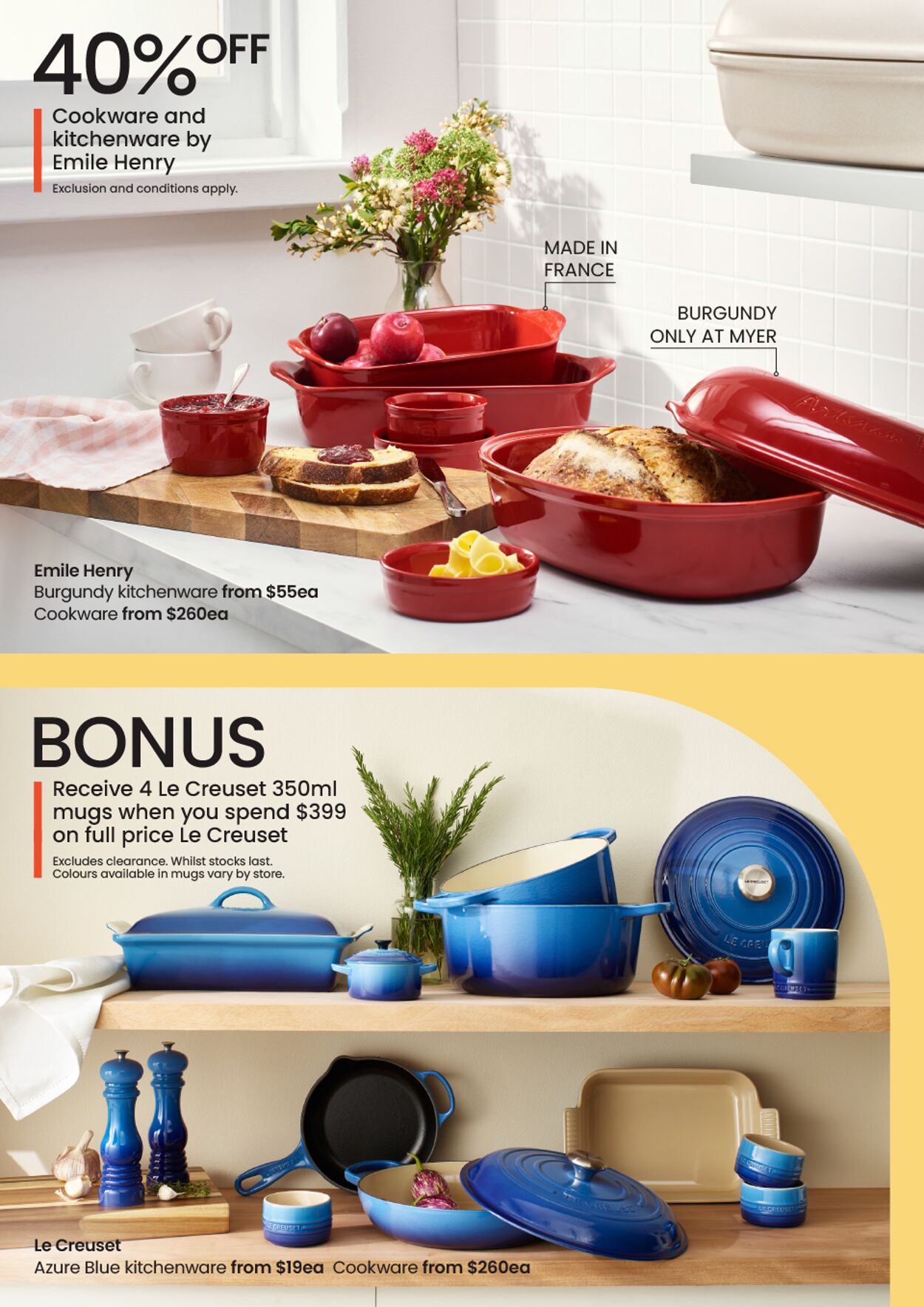 Catalogue Myer 24.04.2023 - 15.05.2023