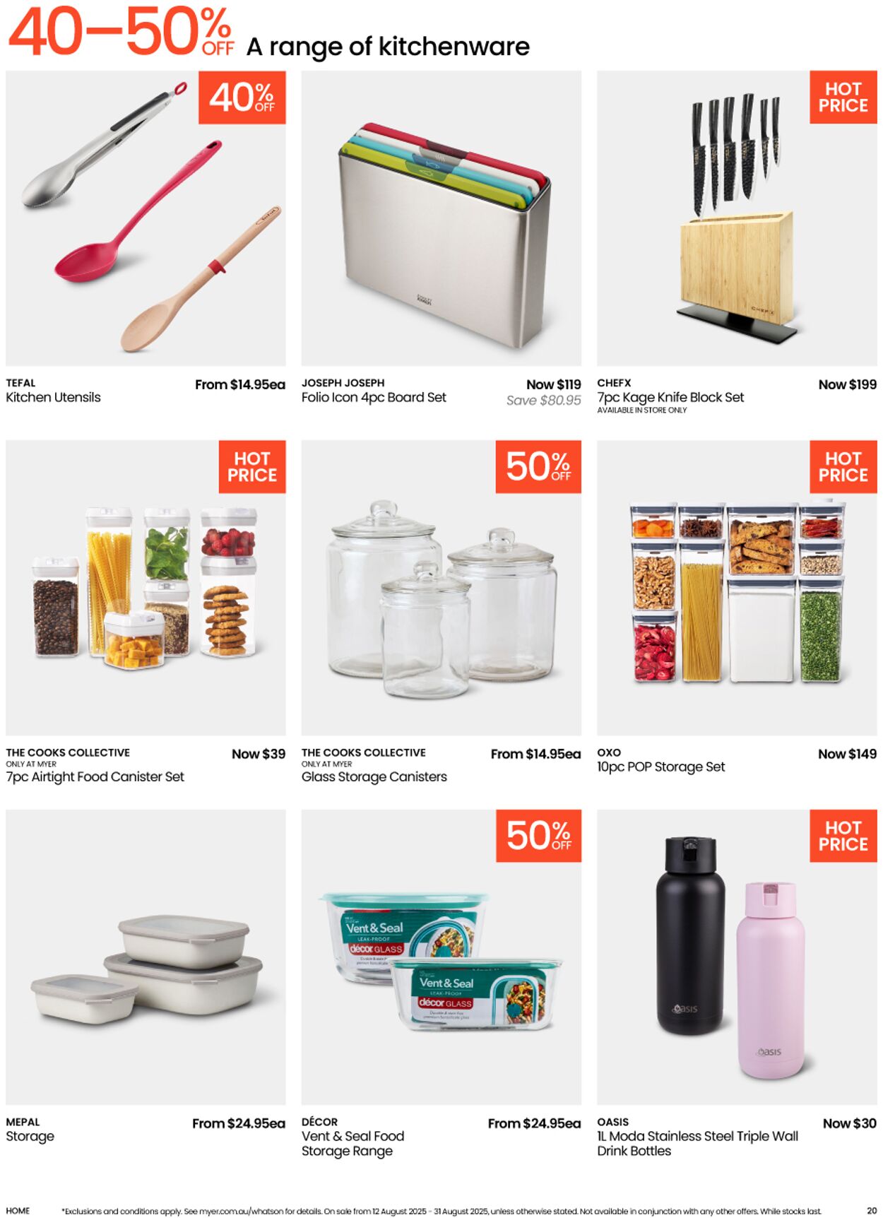 Catalogue Myer 12.08.2025 - 25.07.2026